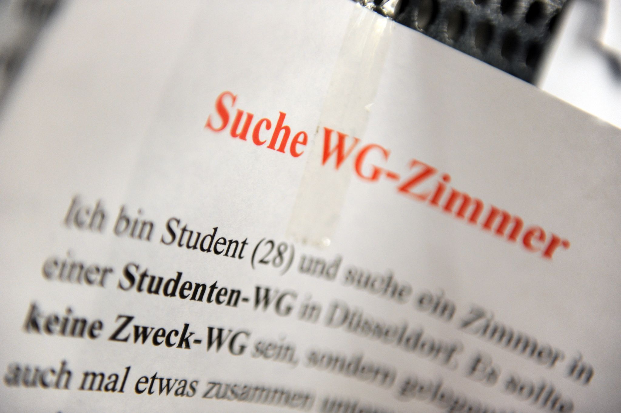 WG, Wohnheim, eigene Mietwohnung oder doch noch im Elternhaus: Wie Studierende wohnen hängt auch stark vom Standort der Hochschule ab. (Symbolbild)