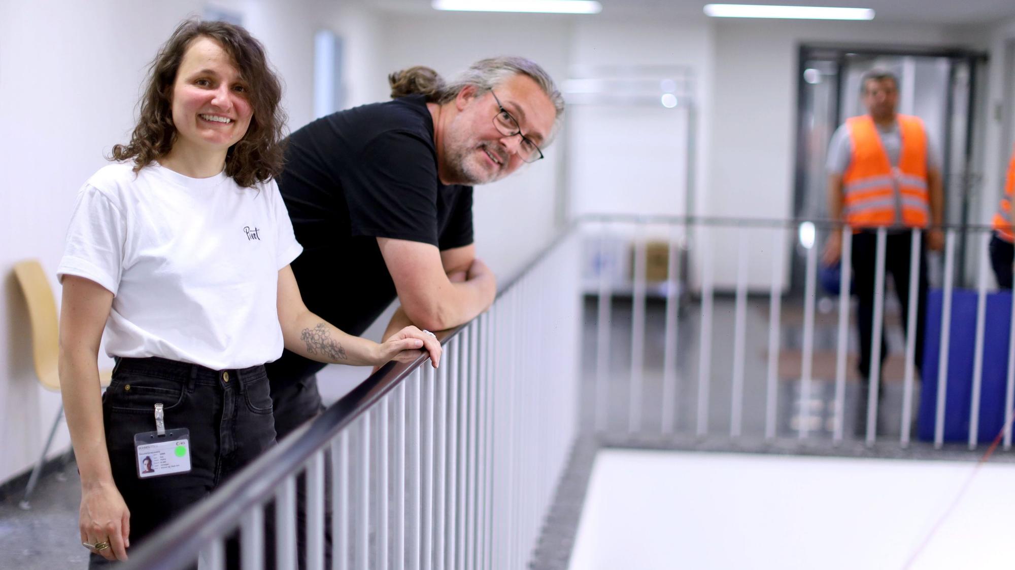07.07.2026, Köln: Doppelinterview mit Volker Rhein und Nadine Bolz, den beiden technischen Direktoren von Oper und Schauspiel, für unsere Serie "Der größte Umzug Kölns".