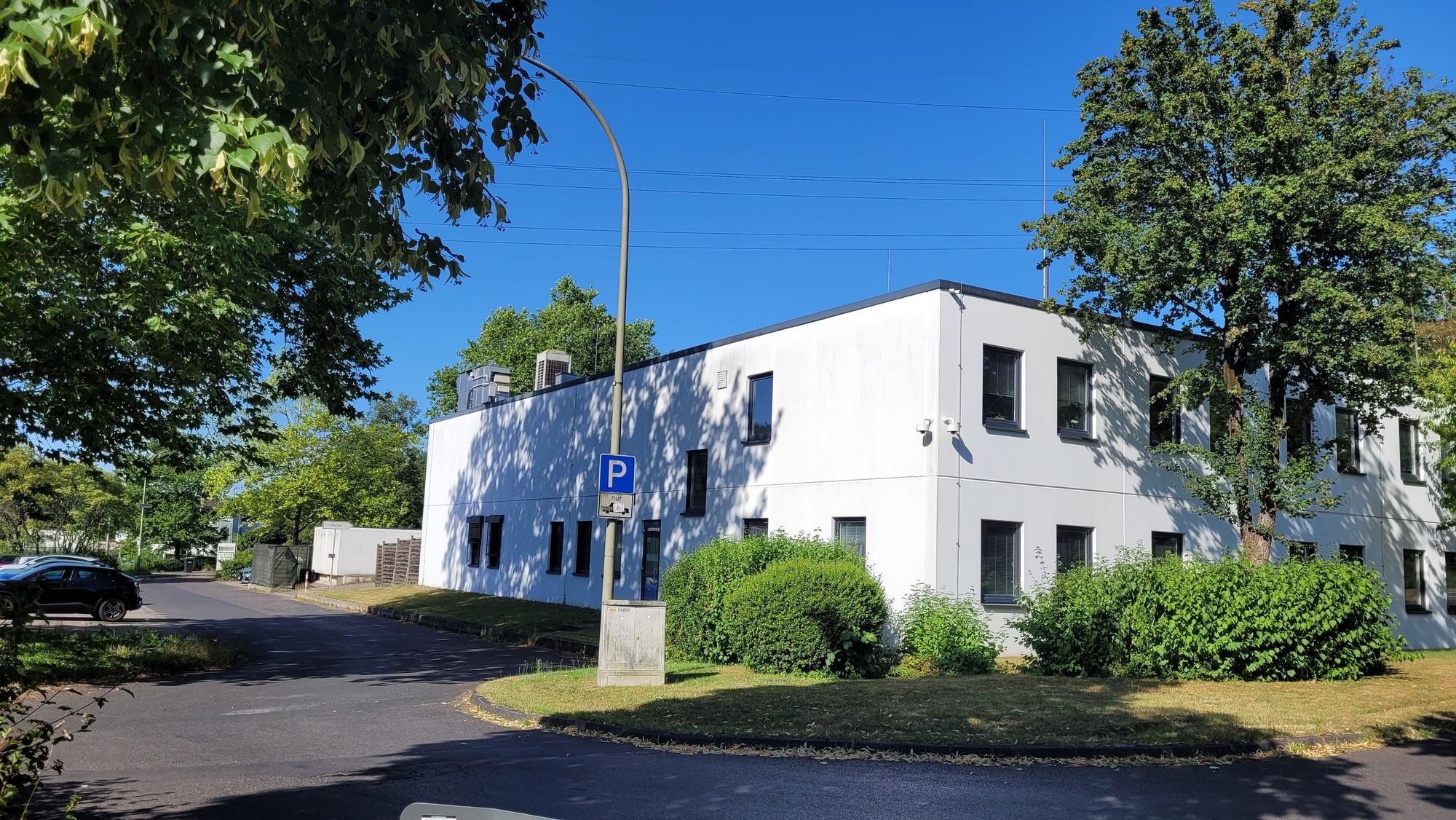 Die Polizeiwache in Untereschbach.