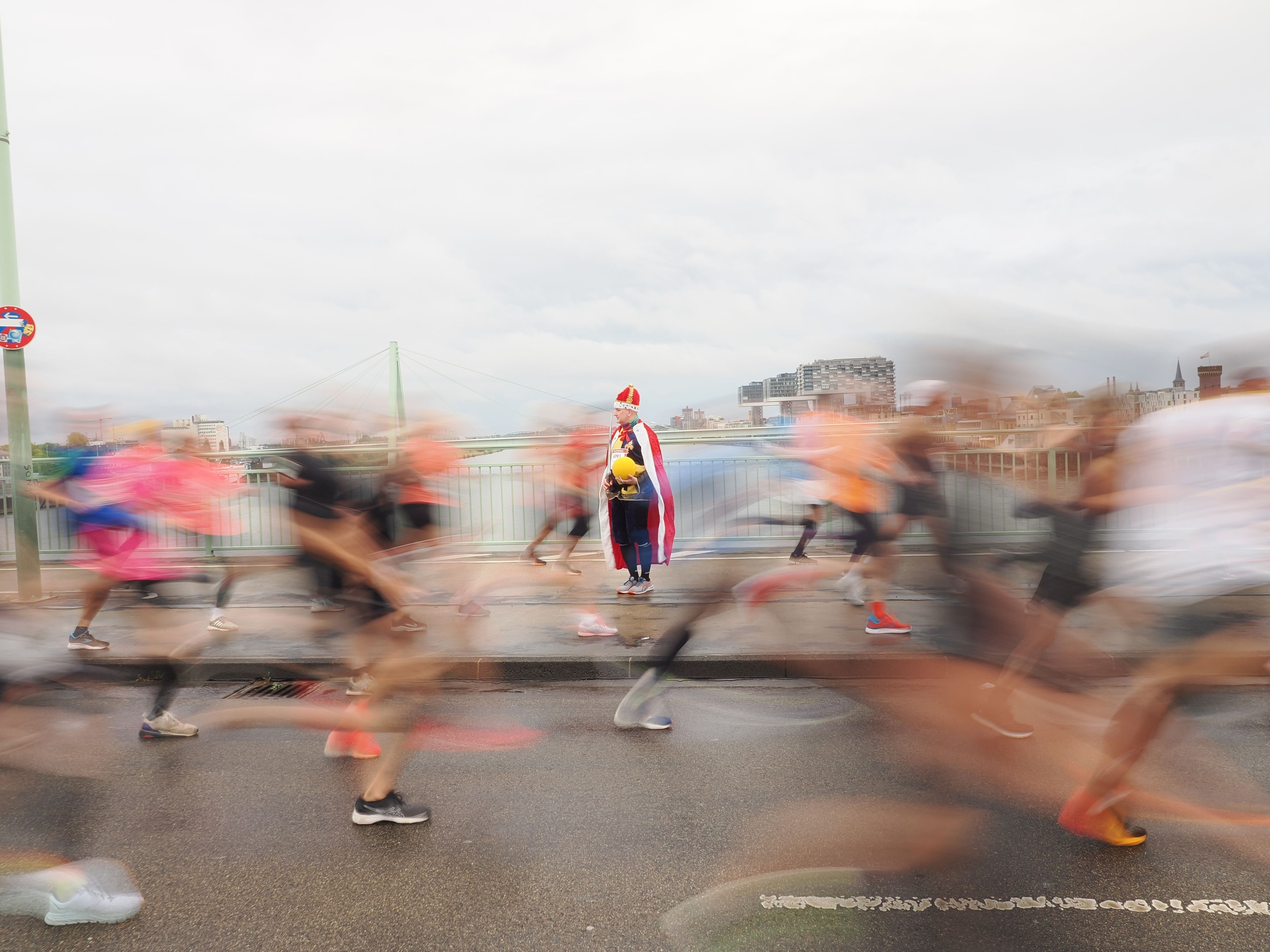 Szene vom Köln-Halbmarathon