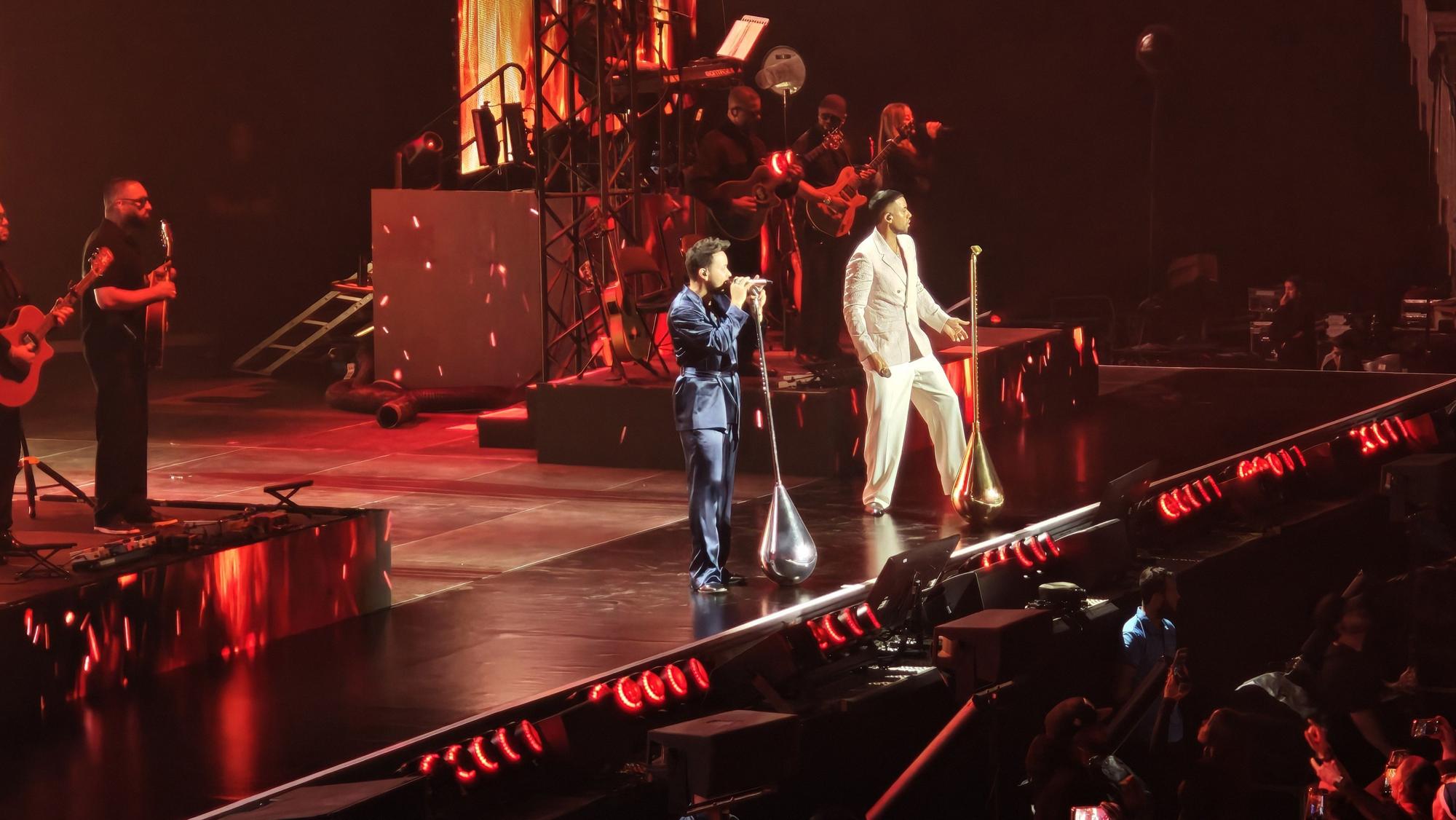 Konzert von Prince Royce und Romeo Santos.