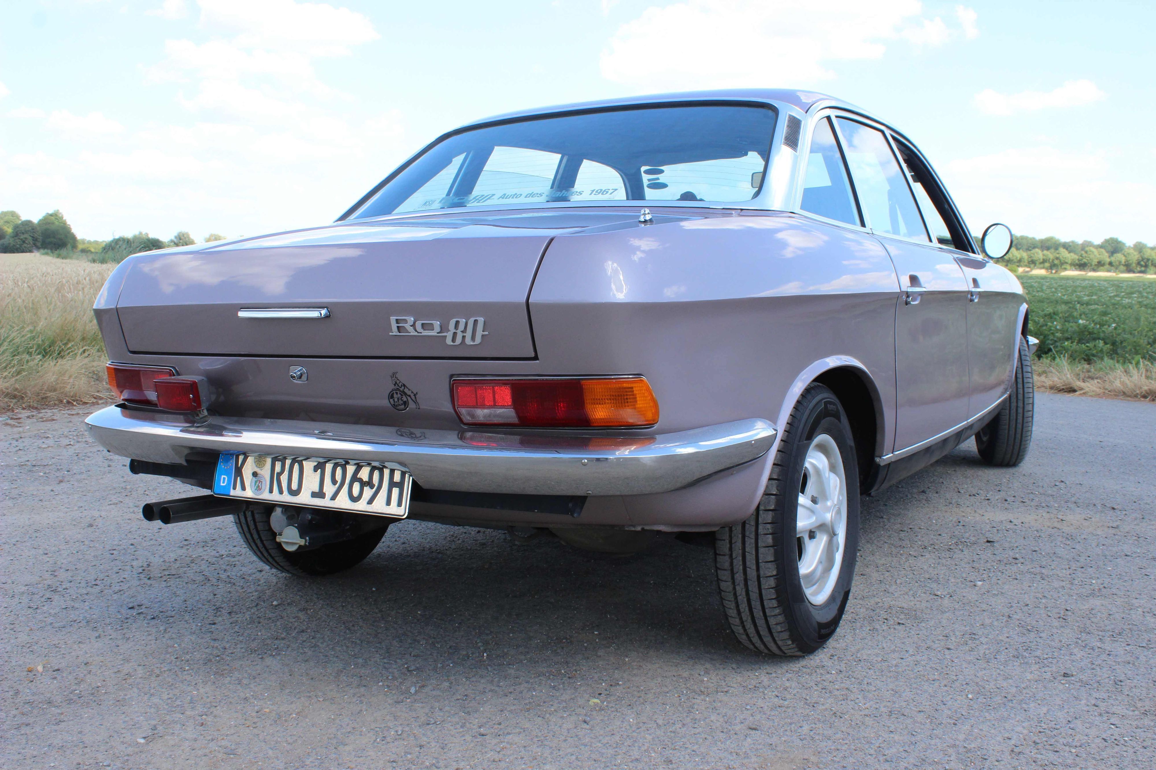 Heckansicht des Ro 80
