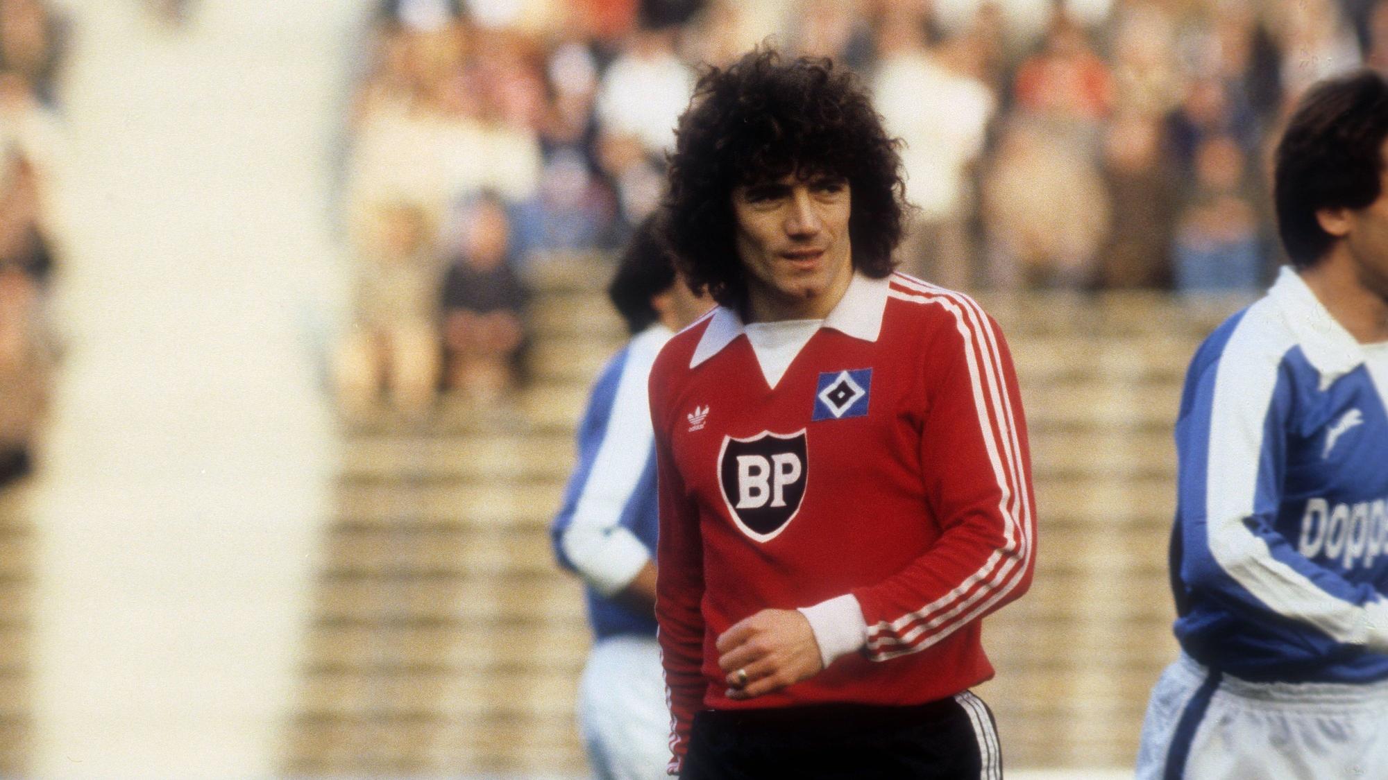 Kevin Keegan im Trikot des Hamburger SV