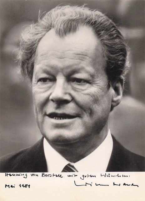 Porträt von Willy Brandt