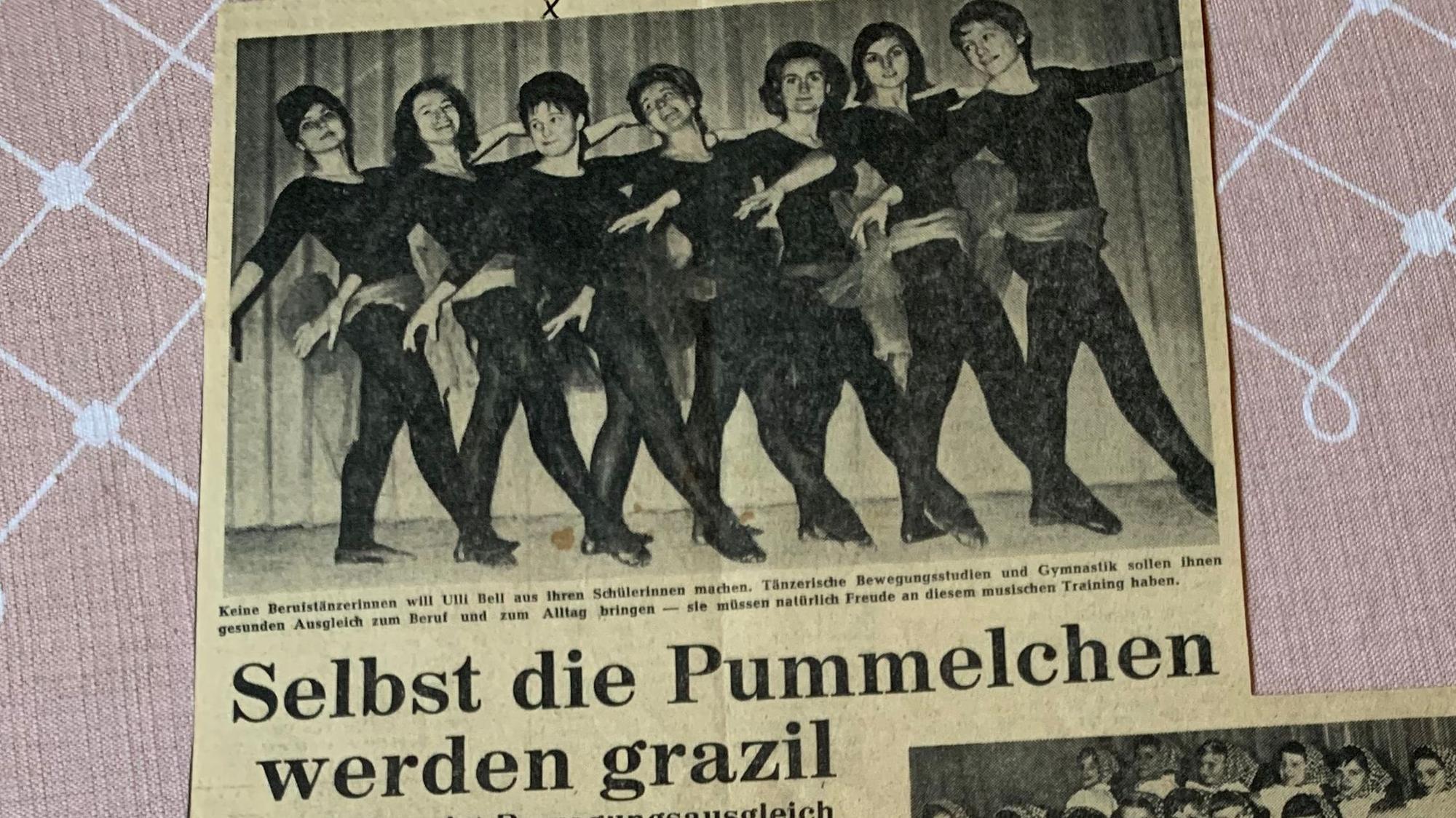 1962 wurde über die Ballettgruppe von Gabriele Rotthoff berichtet.