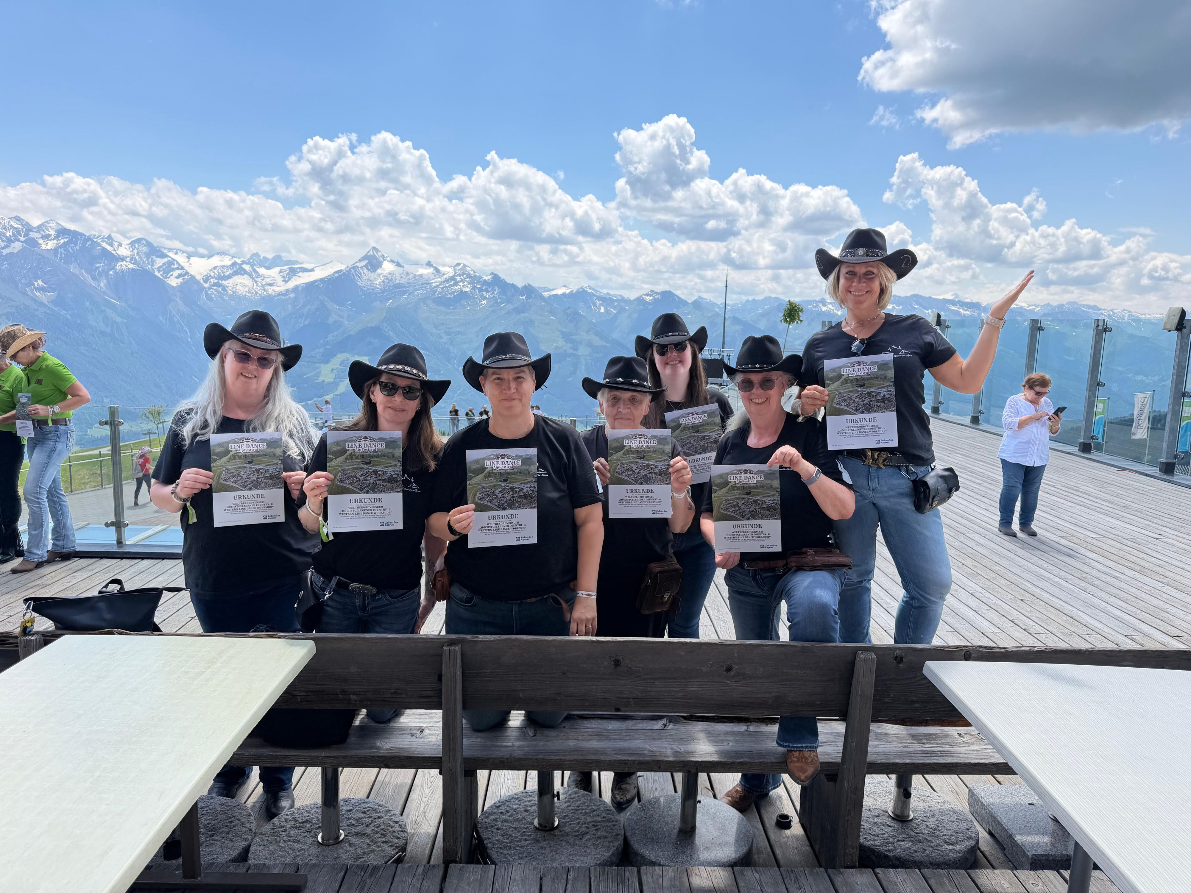 Line-Dancer aus Rhein-sieg beim Weltrekord in Österreich