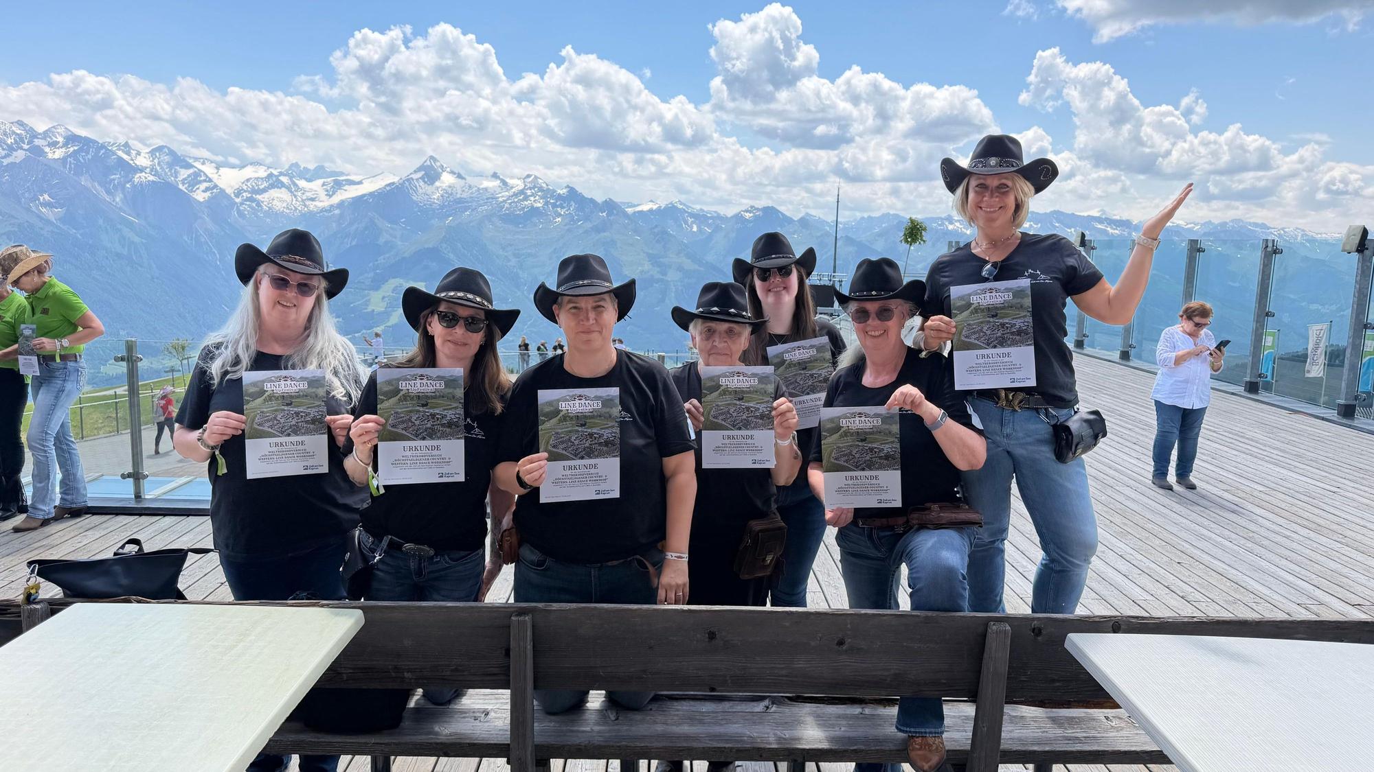 Line-Dancer aus Rhein-sieg beim Weltrekord in Österreich