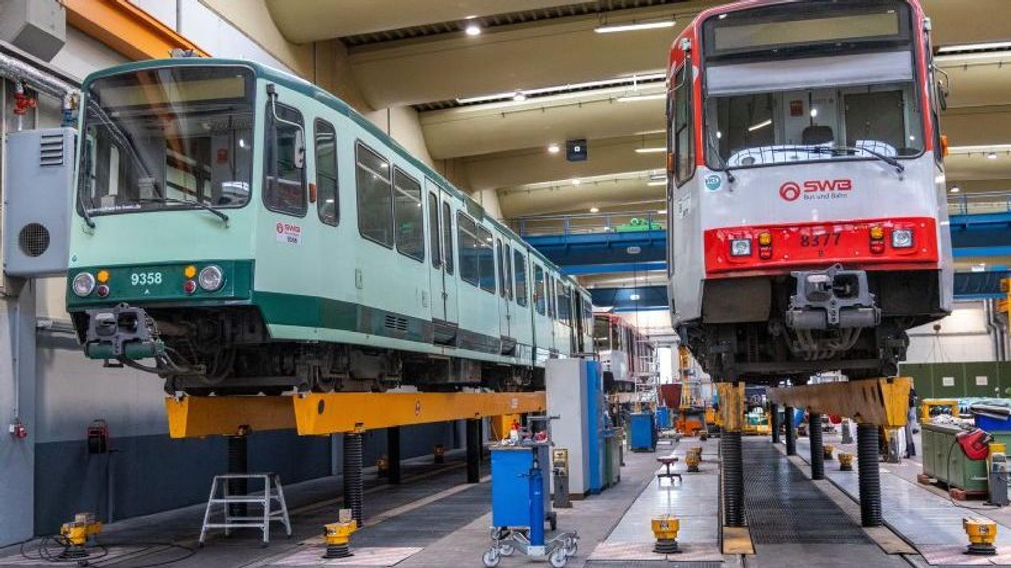 Bereits im Juli 2026 hat SWB Bus und Bahn 60 der 75 Stadtbahnen aus dem Verkehr gezogen. Sie werden weiter einer Überprüfung unterzogen.