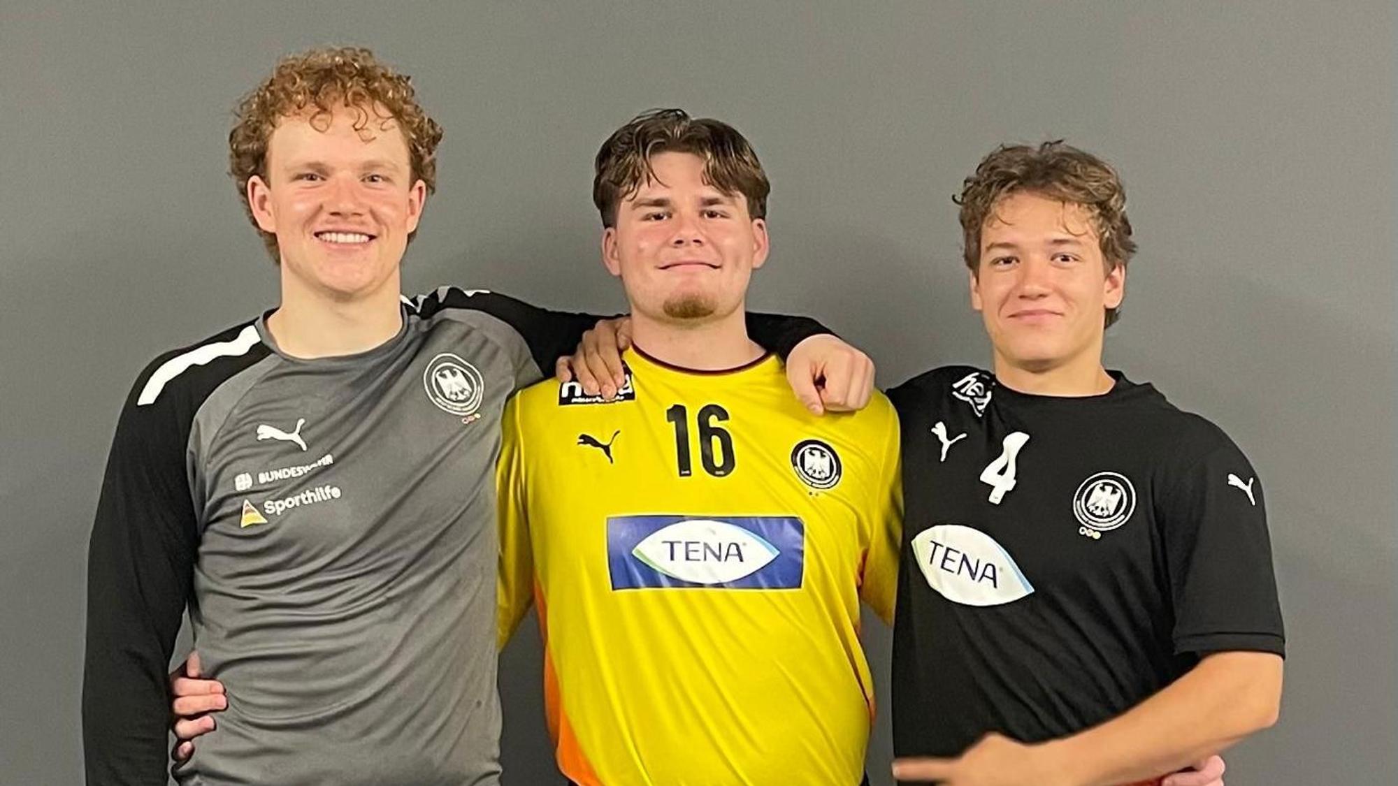 Julius Hein, Anel Durmic und Tom Koschek