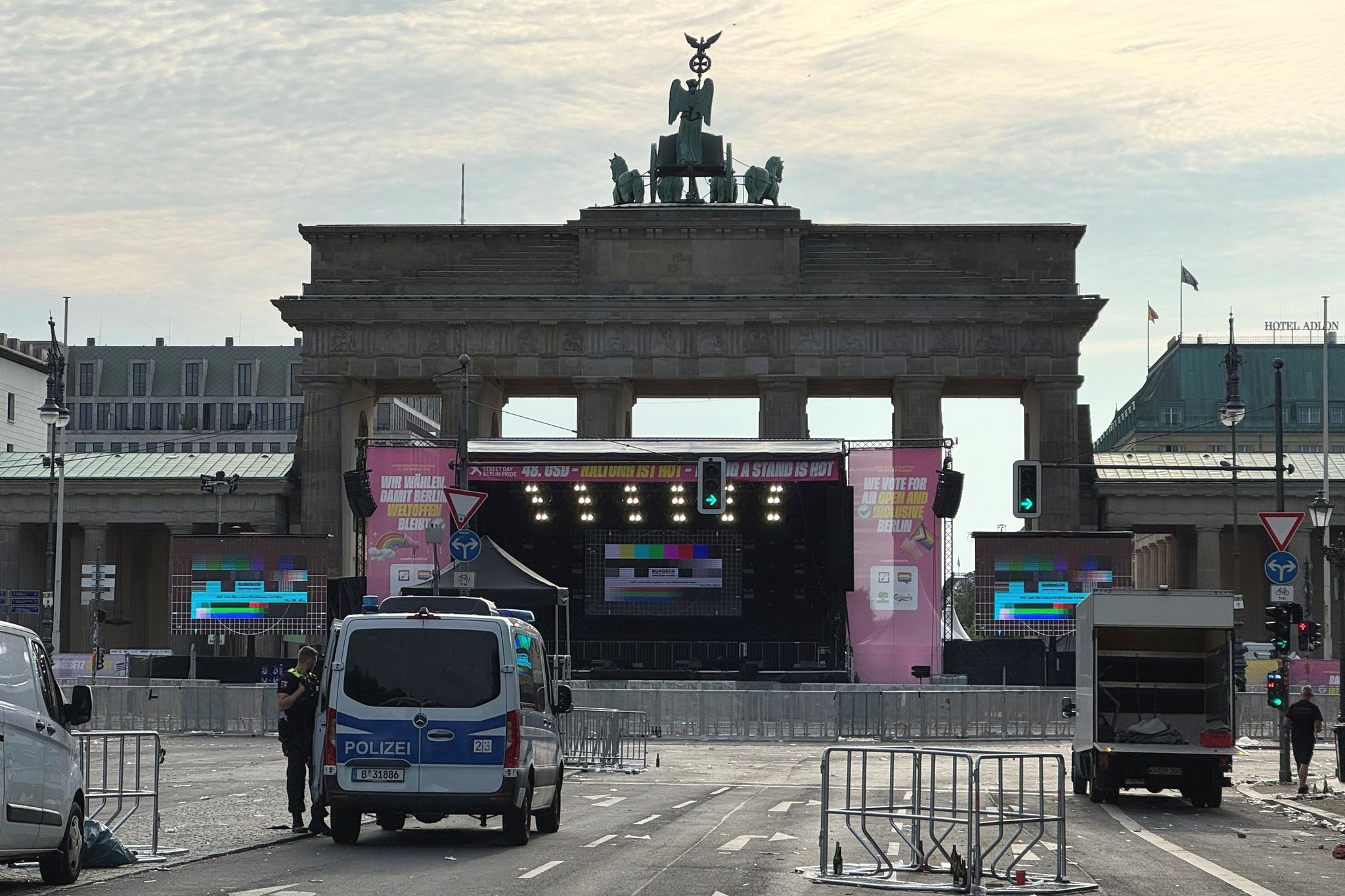Nach dem Christopher Street Day in Berlin