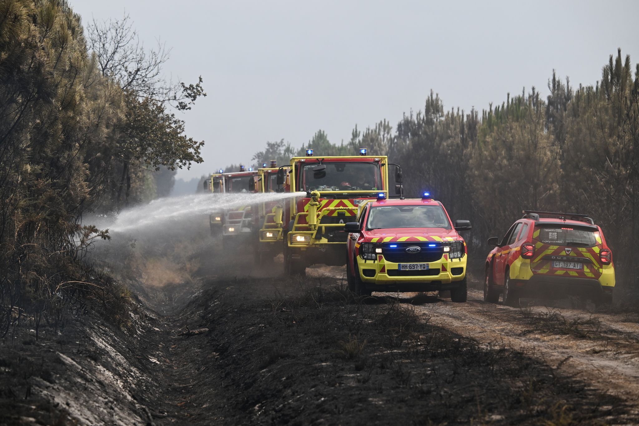 Waldbrände in Frankreich