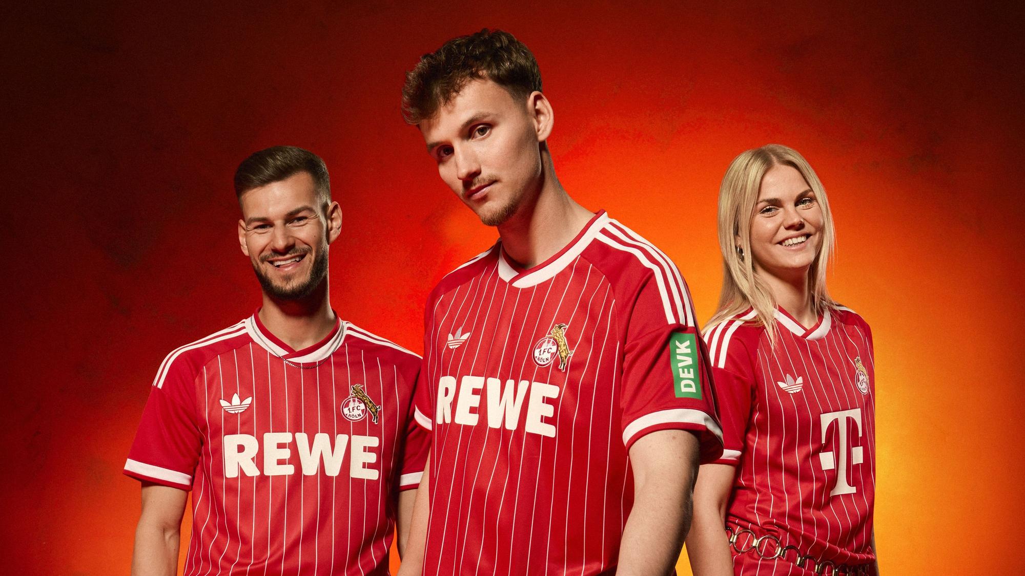 Präsentation des Auswärtstrikots 26/27 des 1. FC Köln.