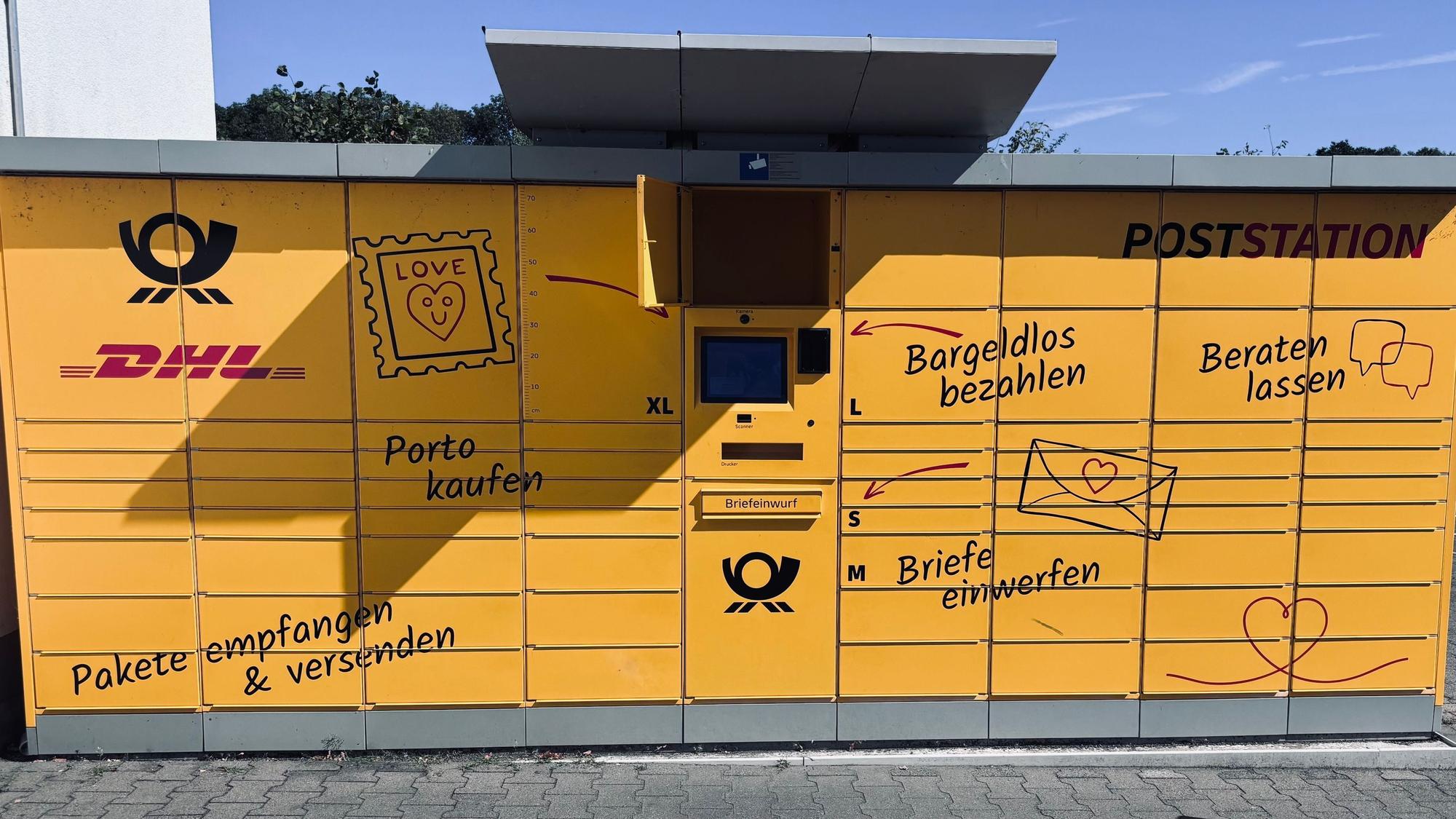 DHL-Poststation in Sankt Augustin-Meindorf