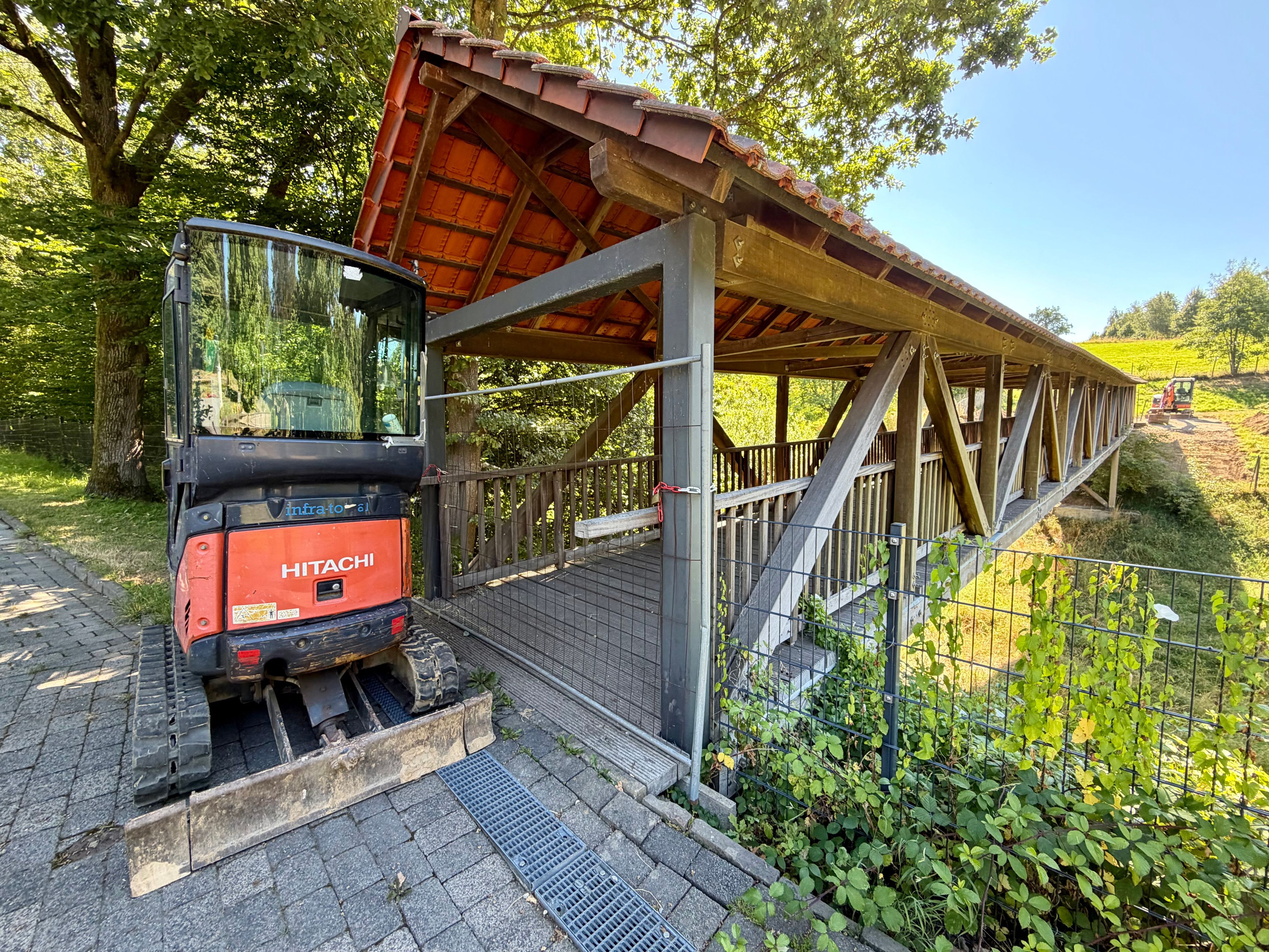 Die Friedhofsbrücke in Burscheid