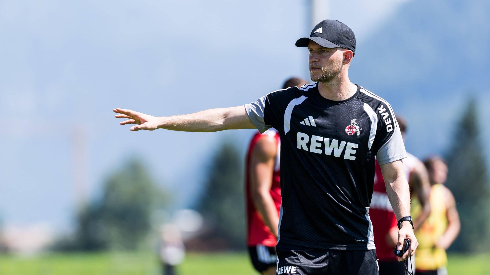 René Wagner zeigte sich in Tirol enorm engagiert, der neue Kölner Cheftrainer verlangt hohe Intensität auf dem Platz.