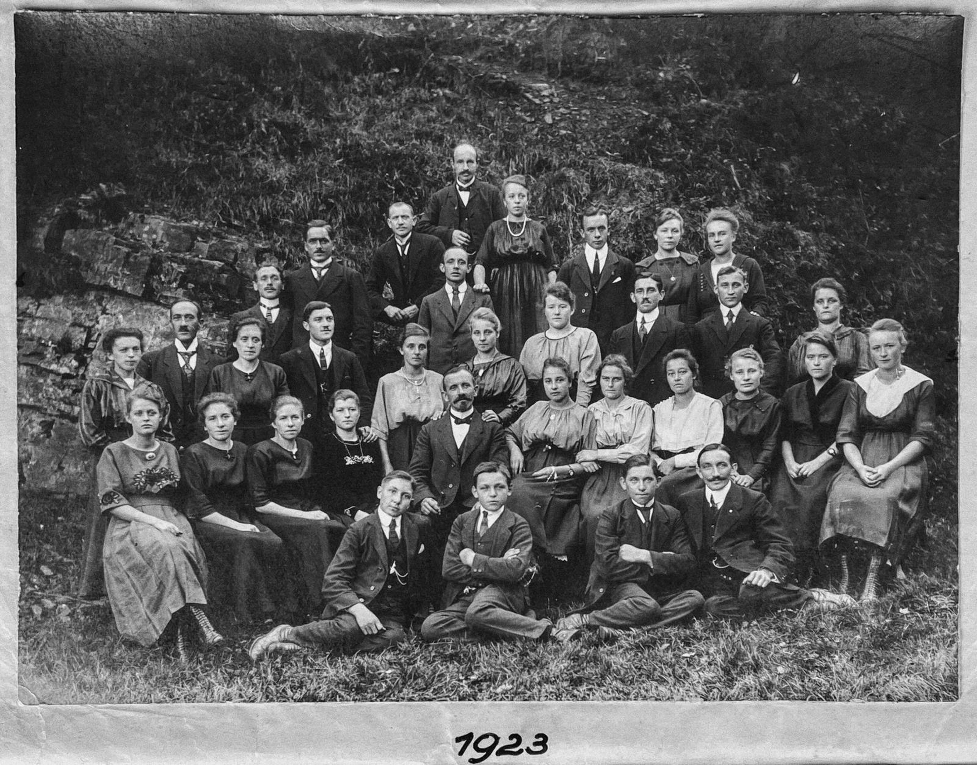 Das alte Foto zeigten den Chor Schemmerhausen bei einem Ausflug im Jahr 1923.