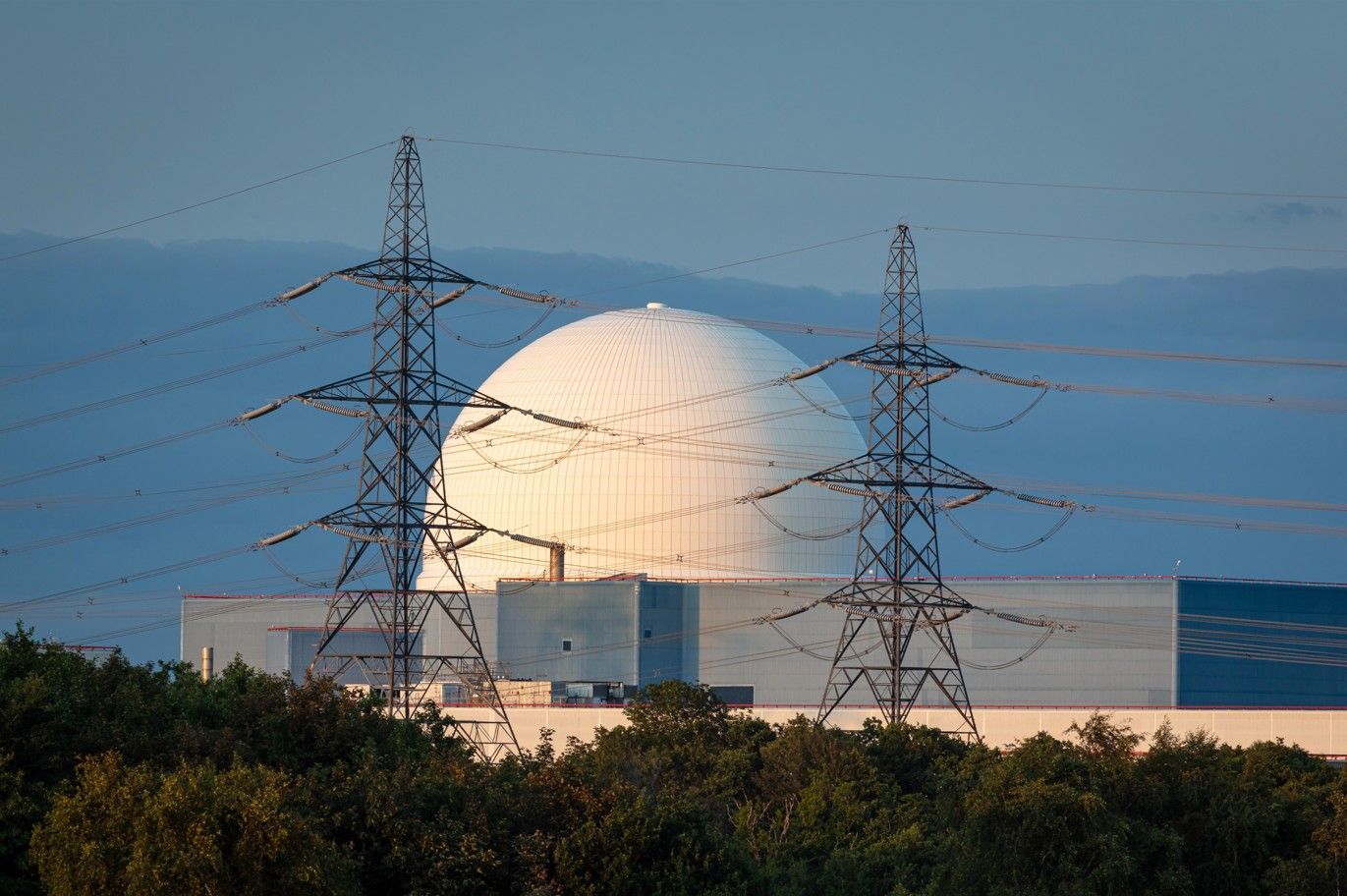 In der Nähe des Atomkraftwerks Sizewell B ist ein Waldbrand ausgebrochen. (Archivbild)