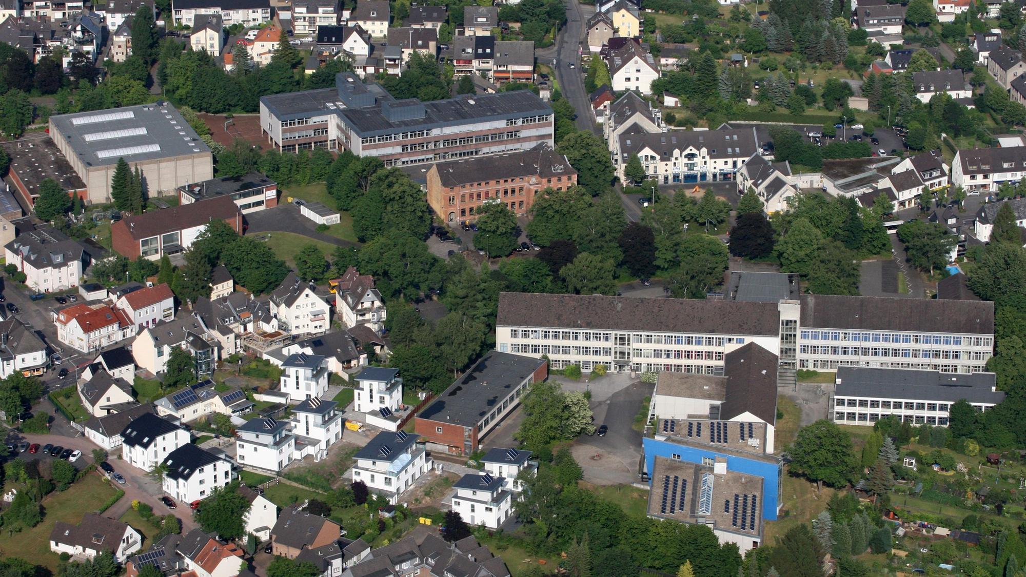 Zu sehen ist ein Luftbild