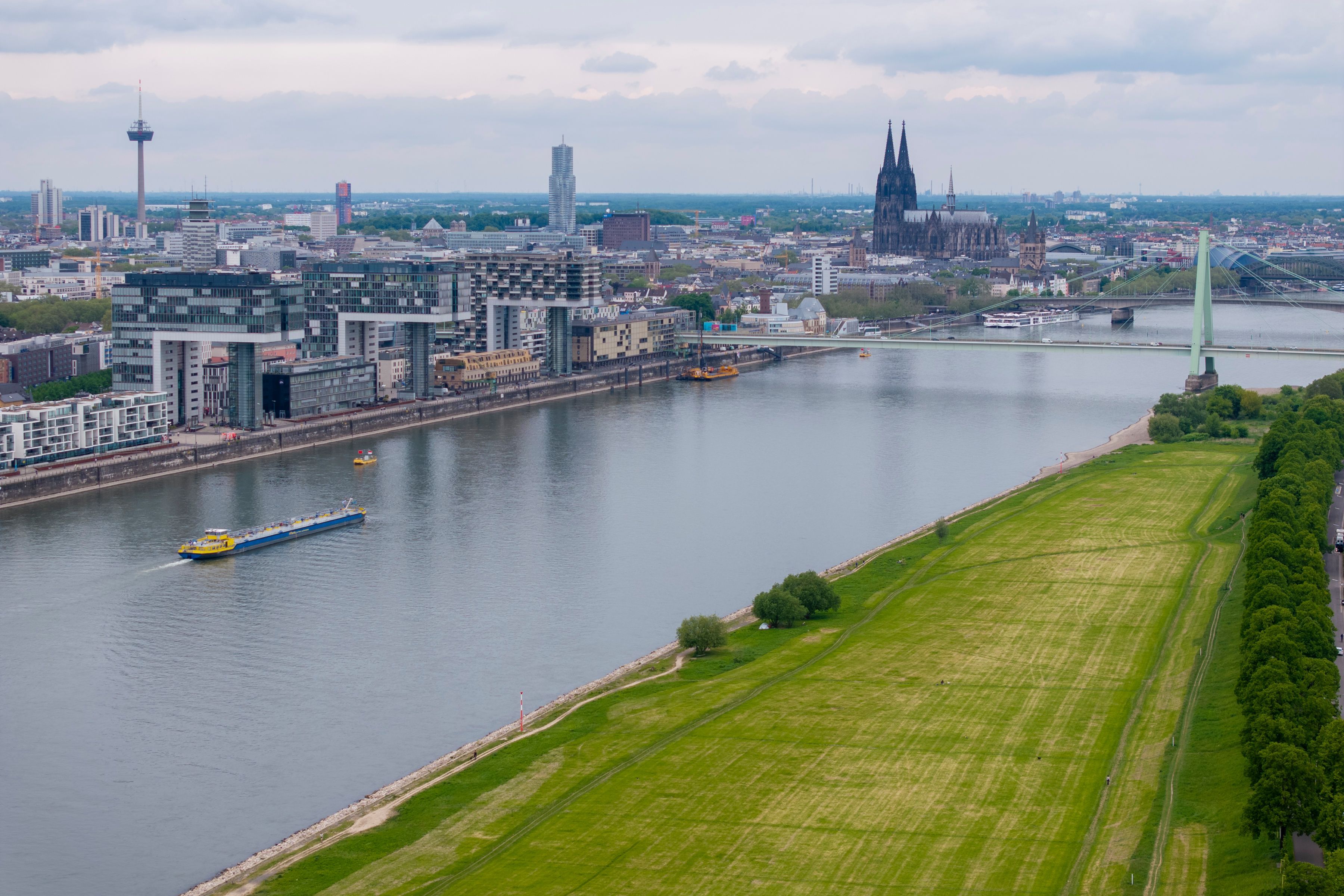 Blick auf das Stadtpanorama.