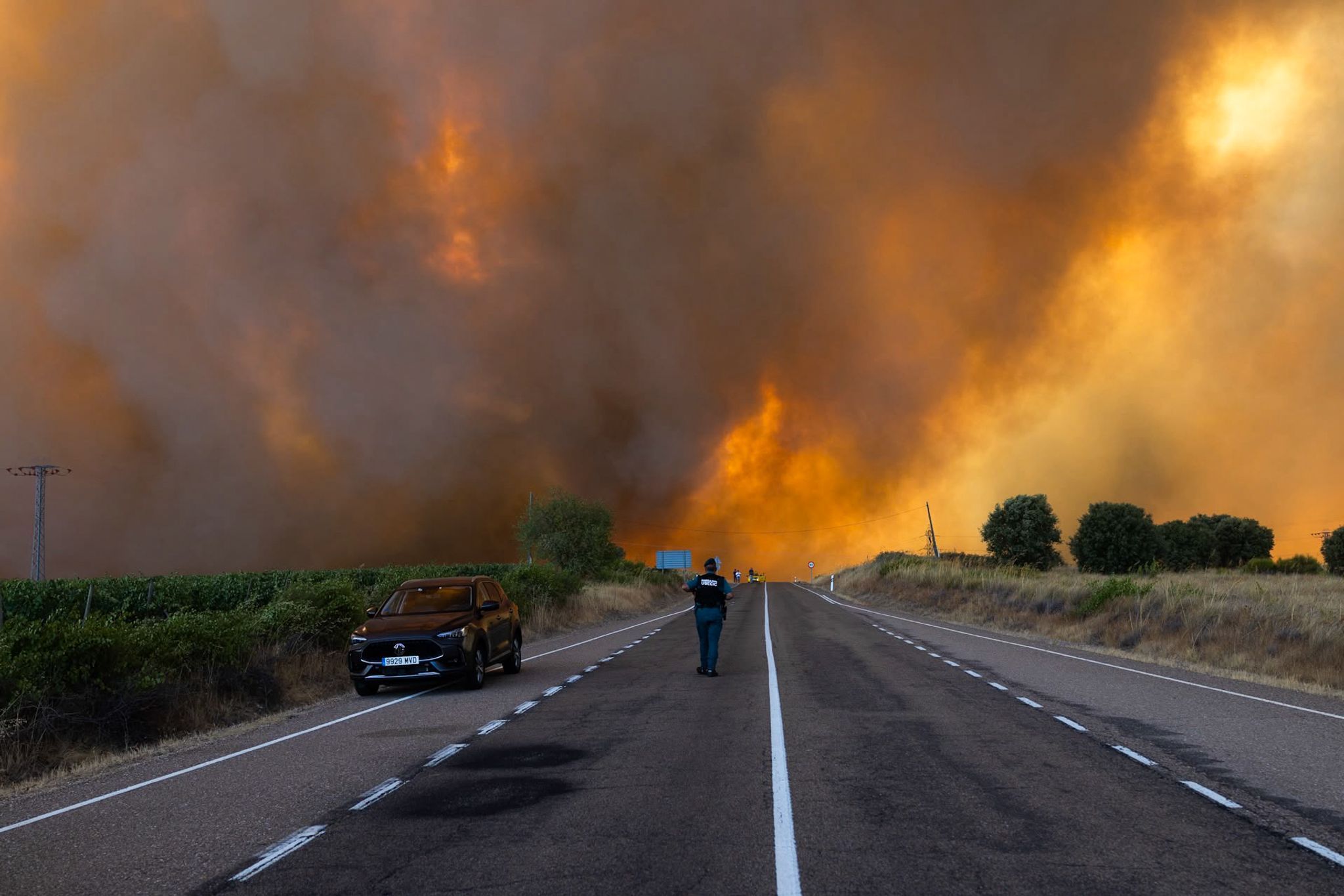 Waldbrände in Spanien