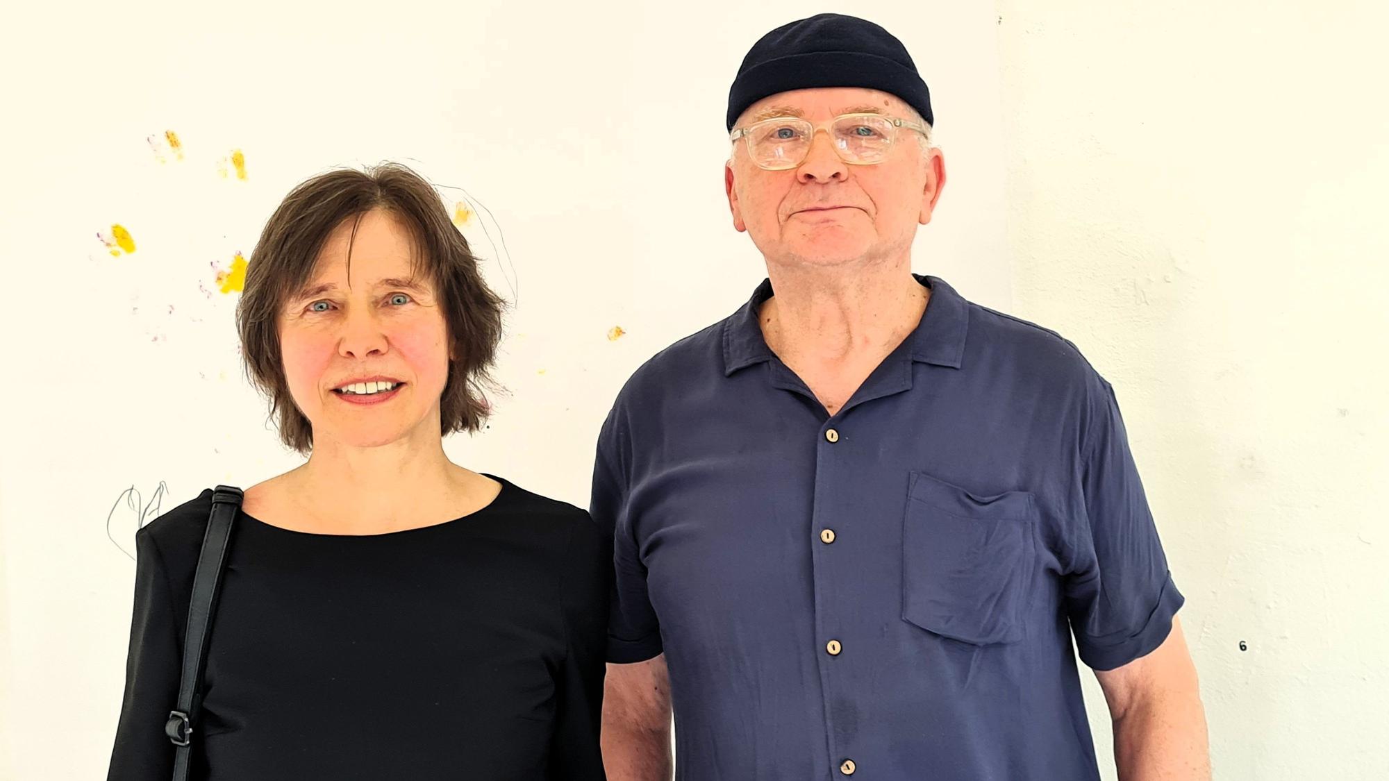 Hiltrud Zierl und Rolf Schanko stellen ihre Werke im Pumpwerk aus.