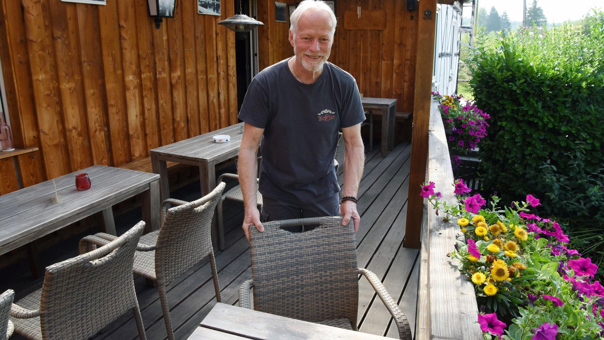 Auch Guido Hartmann, Inhaber des Gasthauses „Zur Klus“ in Waldbröl-Niederhof, möchte seine Gaststätte lieber heute als morgen abgeben.