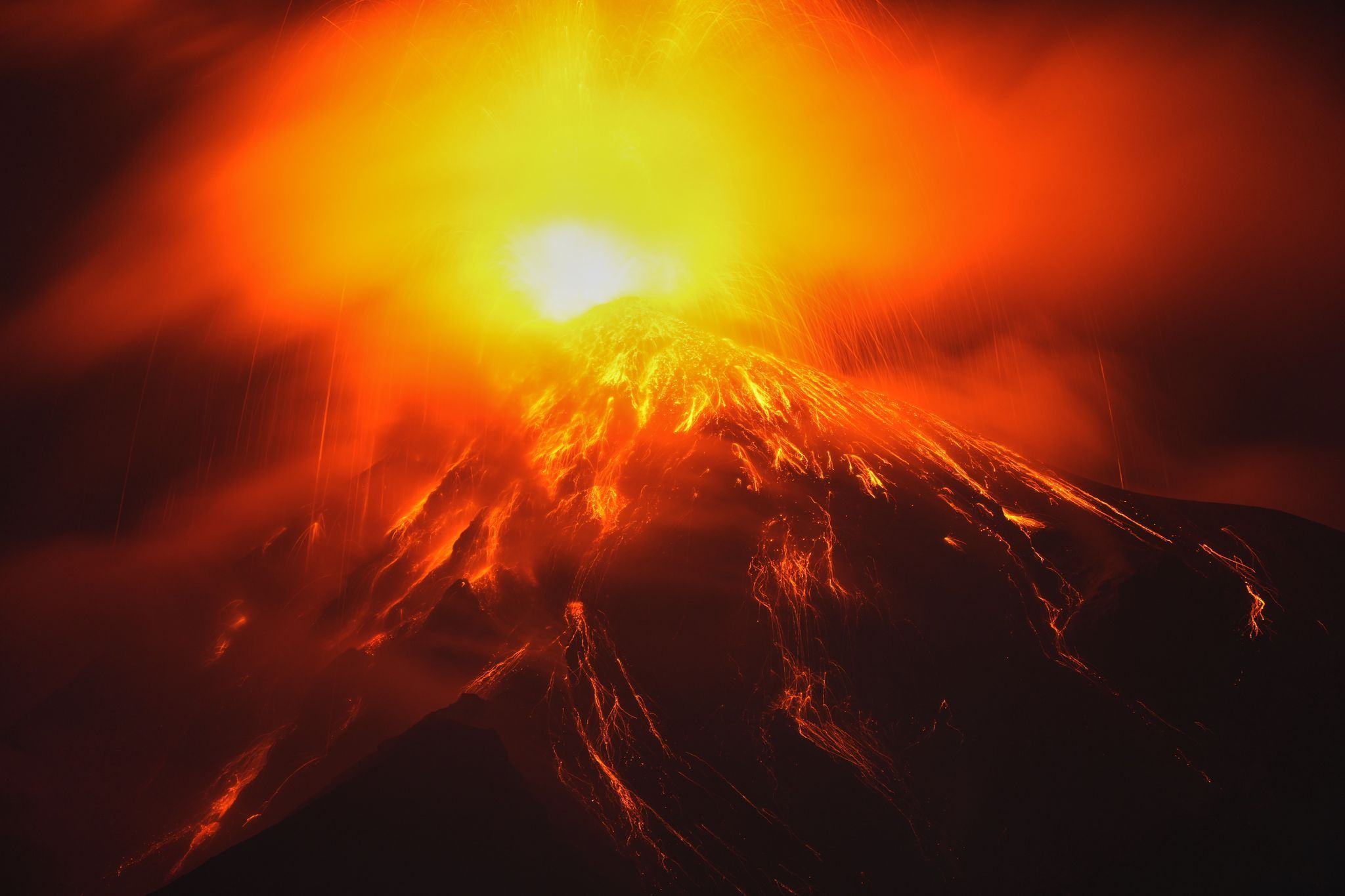 Vulkanausbruch in Guatemala