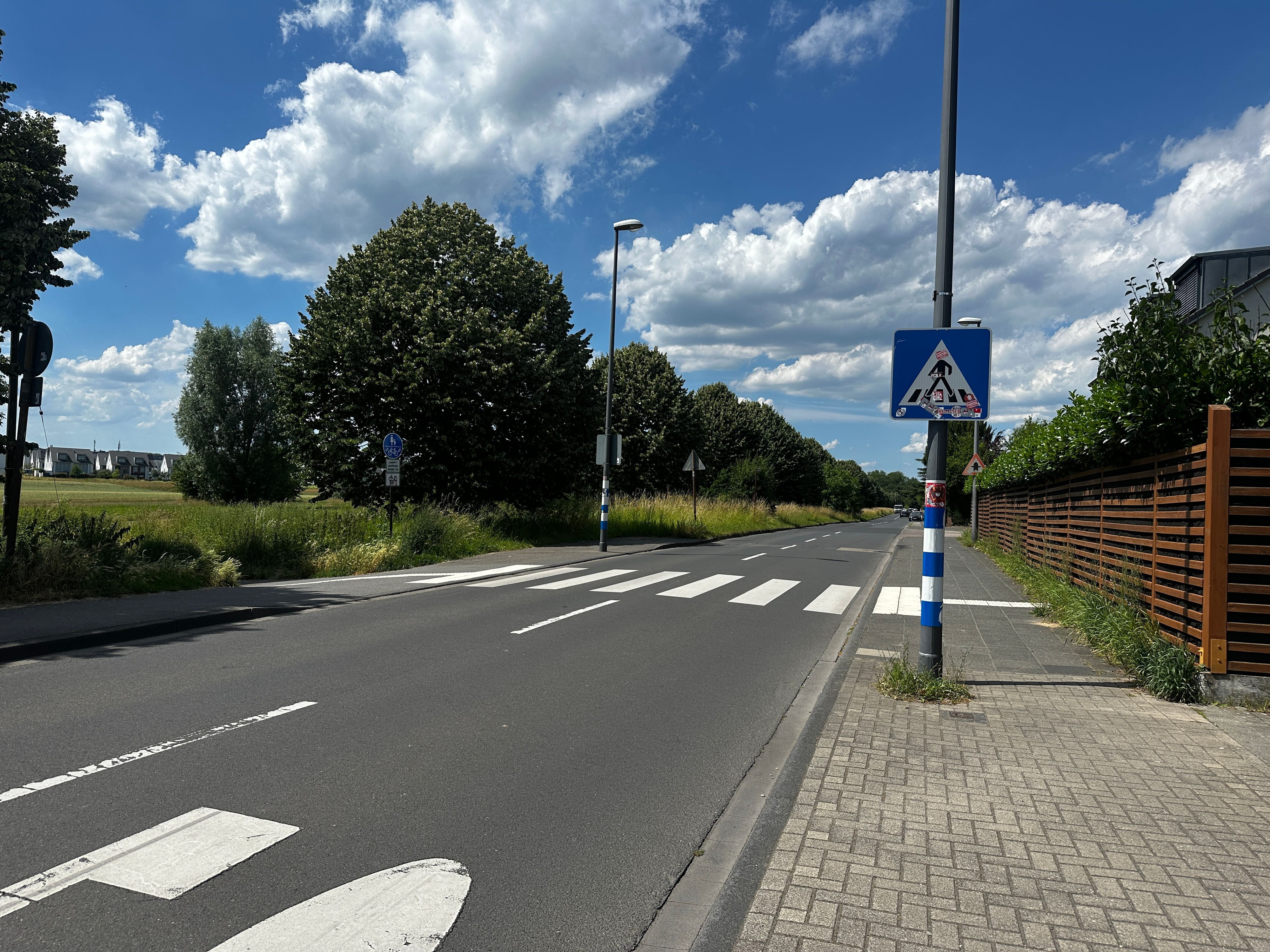 Hammerschmidtstraße zwischen Weiß und Rodenkirchen