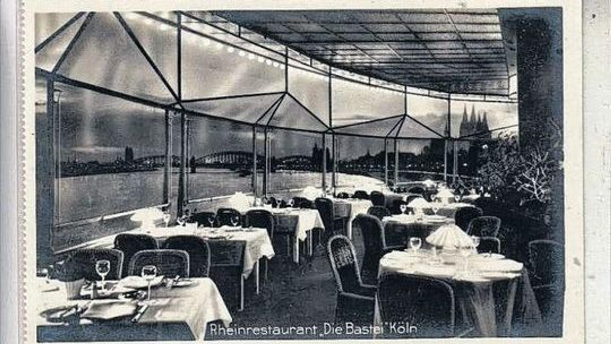 Ansichtskarte des Bastei-Restaurants aus den 1960er-Jahren.