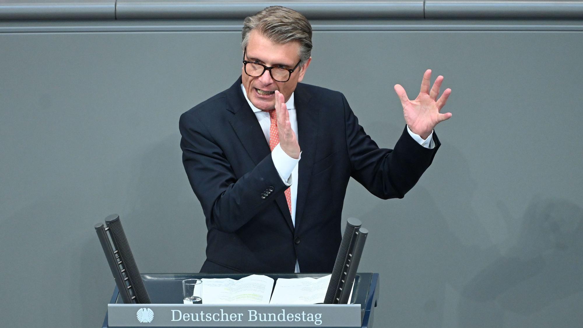 Thomas Bareiß (CDU/CSU) spricht während der Sitzung des Bundestags zum Auftakt der Haushaltswoche. (Archivbild)