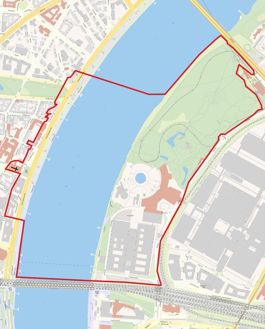 Der Evakuierungsradius für die Entschärfung des Blindgängers im Rhein in Köln-Deutz beträgt 400 Meter.