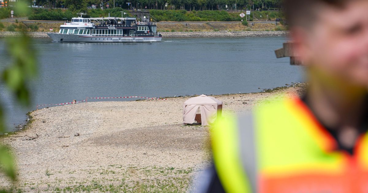 Trockenes Flussbett nicht betreten: Stadt Köln warnt vor gefährlichen ...