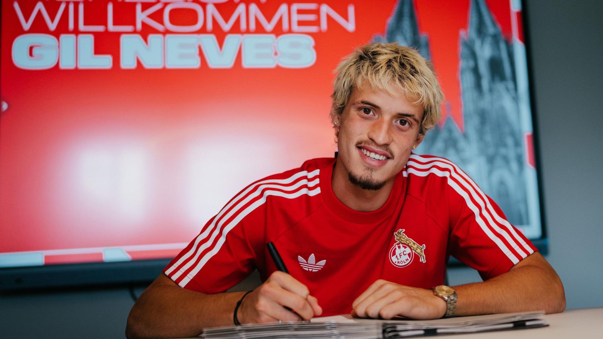 Gil Neves unterschreibt beim 1. FC Köln