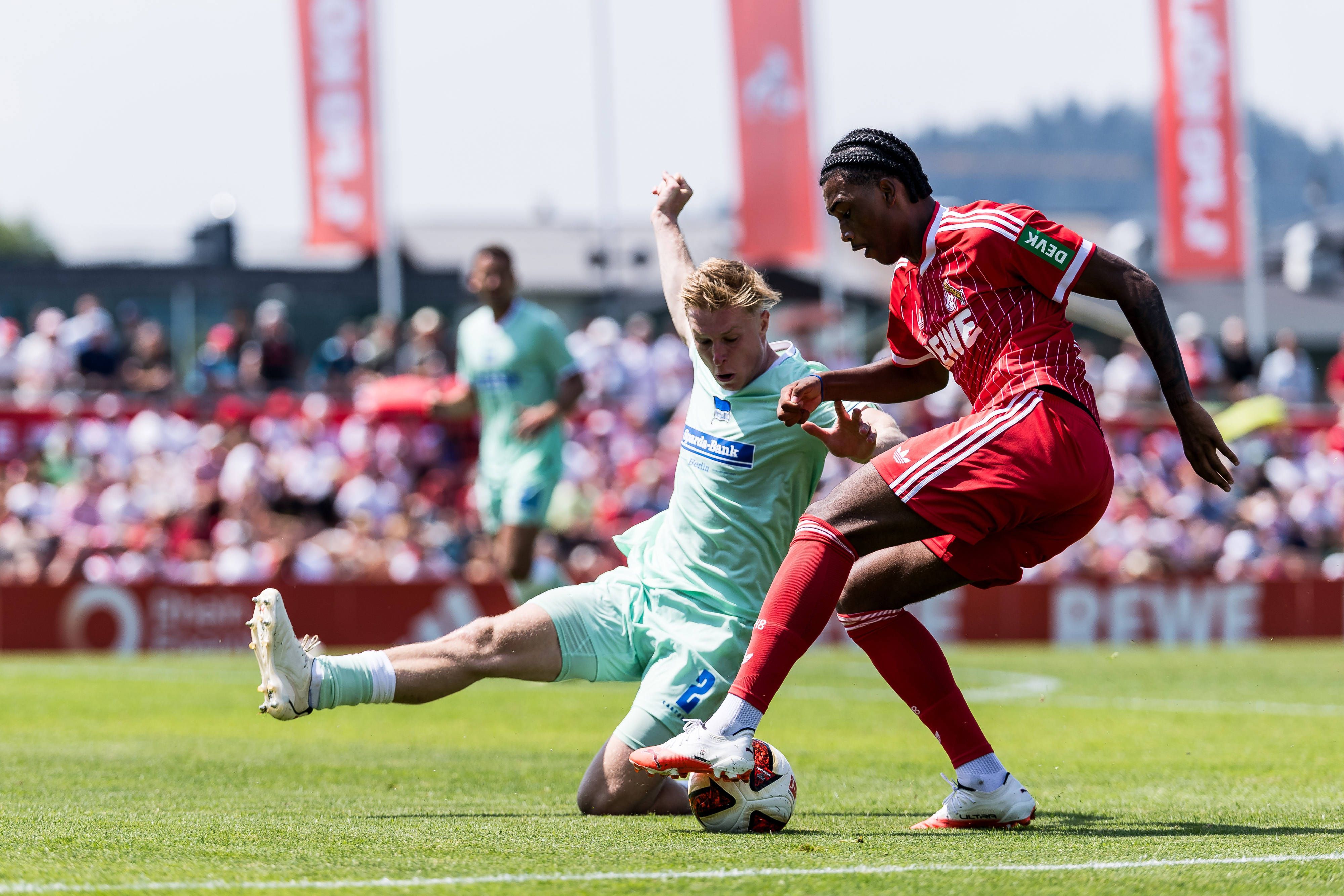 Reigan Heskey im Testspiel gegen Hertha BSC. Nicht nur ihm soll der Durchbruch gelingen.
