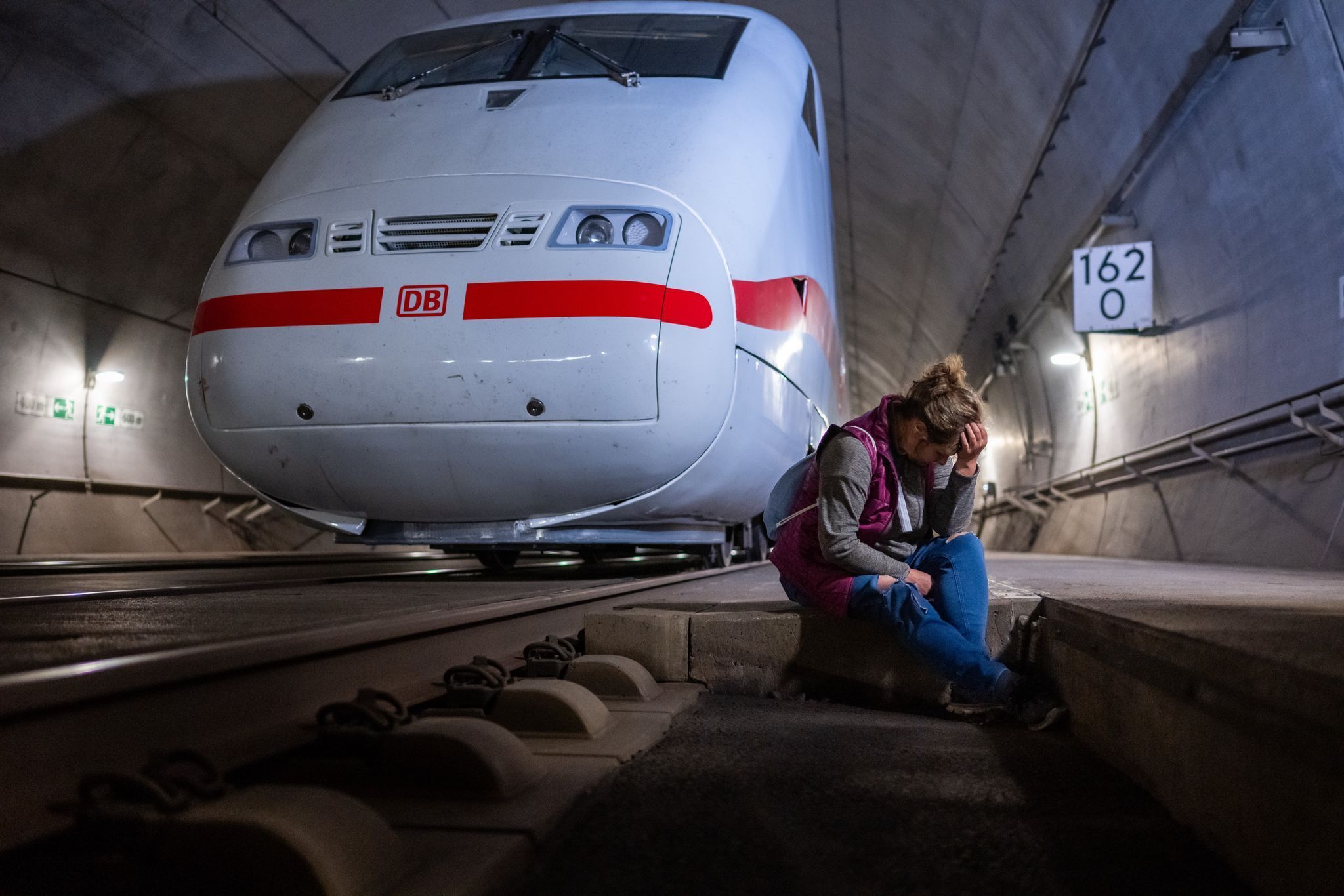 Übungseinsatz im Eisenbahntunnel Sandberg