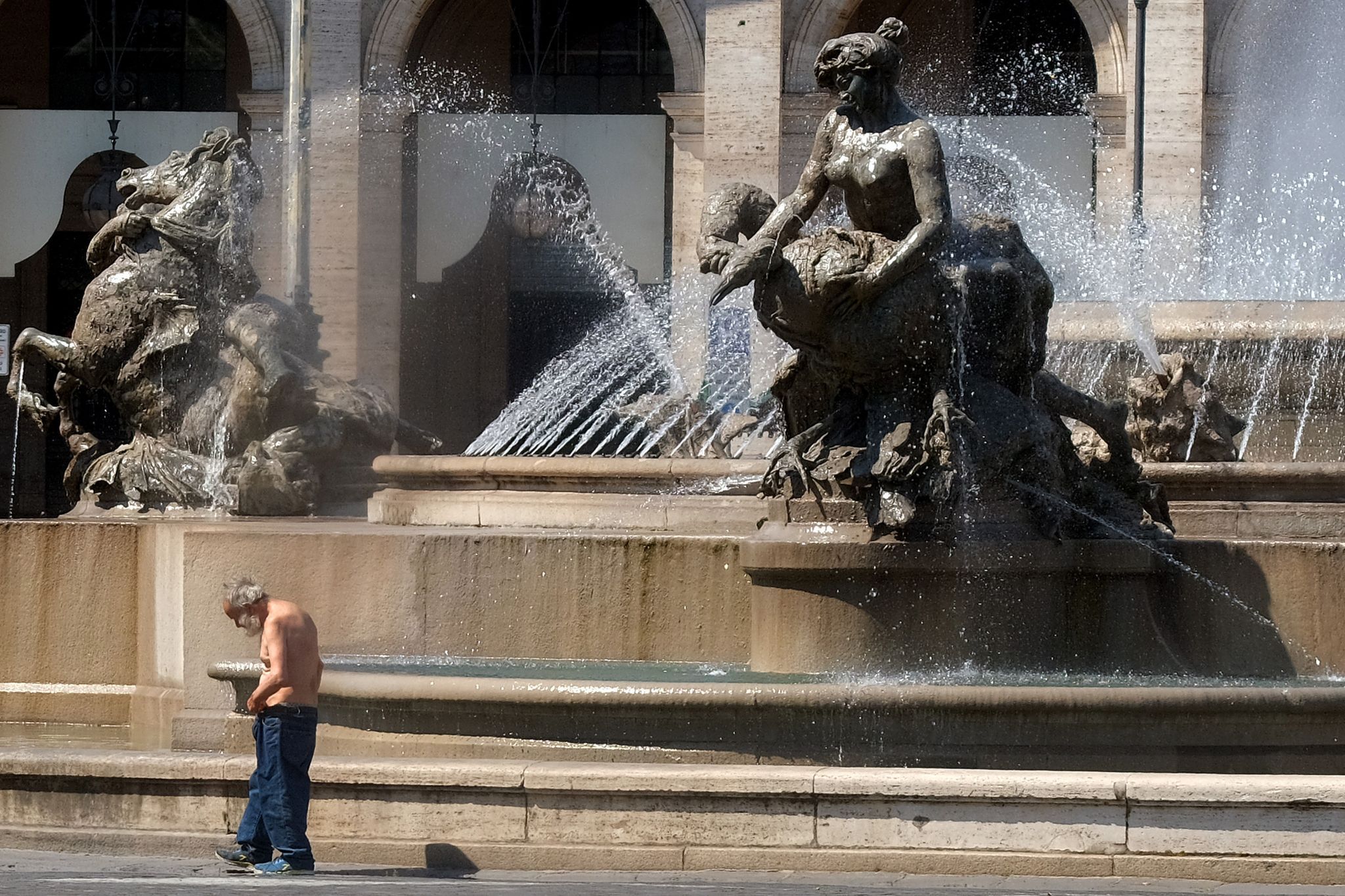 Najaden-Brunnen in Rom