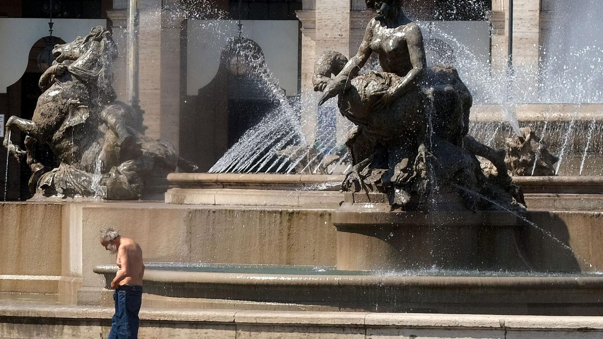 Najaden-Brunnen in Rom