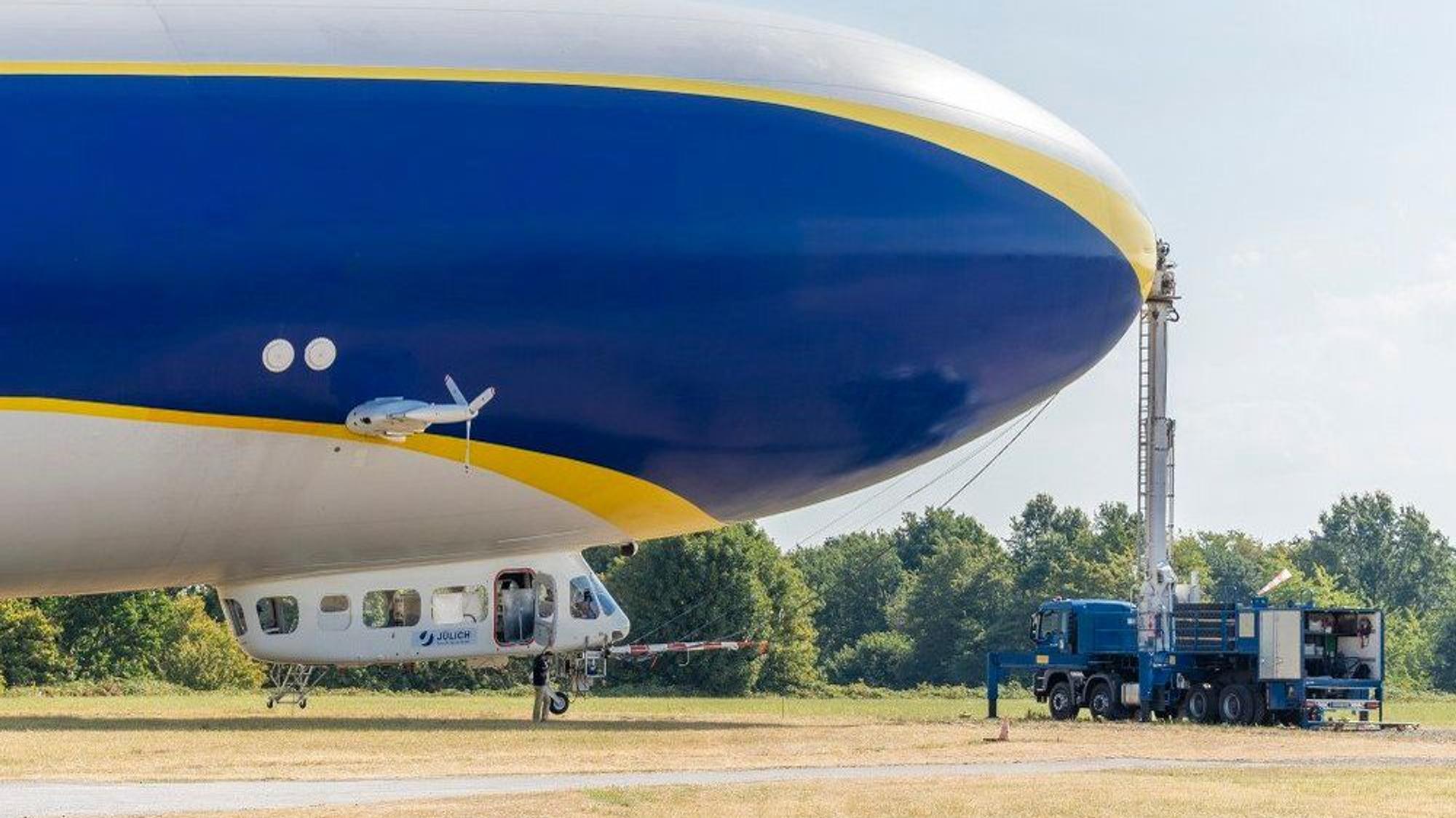 Dieser Zeppelin ist derzeit über Köln und der Region zu sehen.