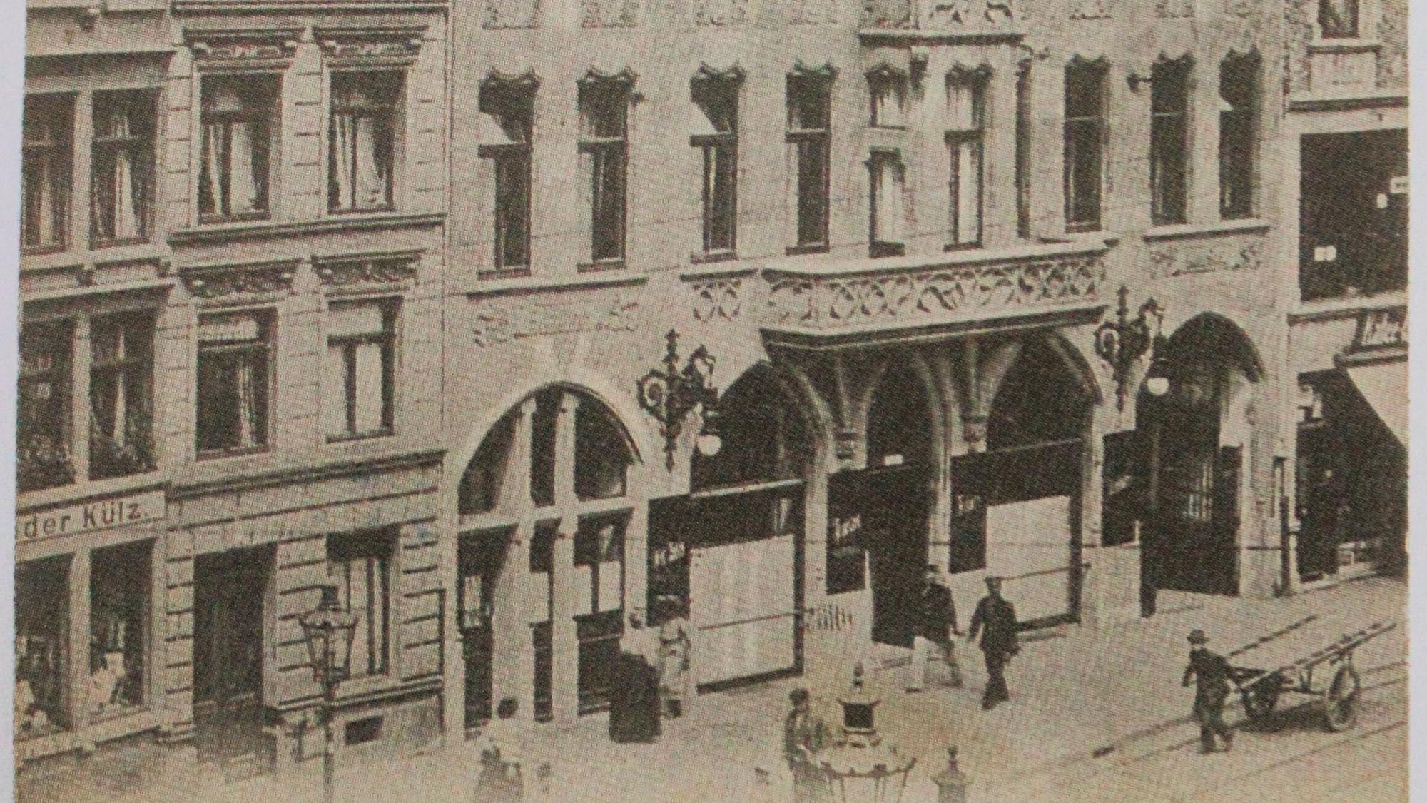 Volkshaus an der Severinstraße im Jahr 1915