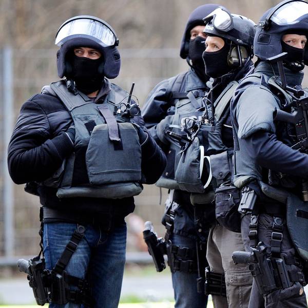 Mitglieder eines Spezialeinsatzkommandos (SEK) der Polizei.