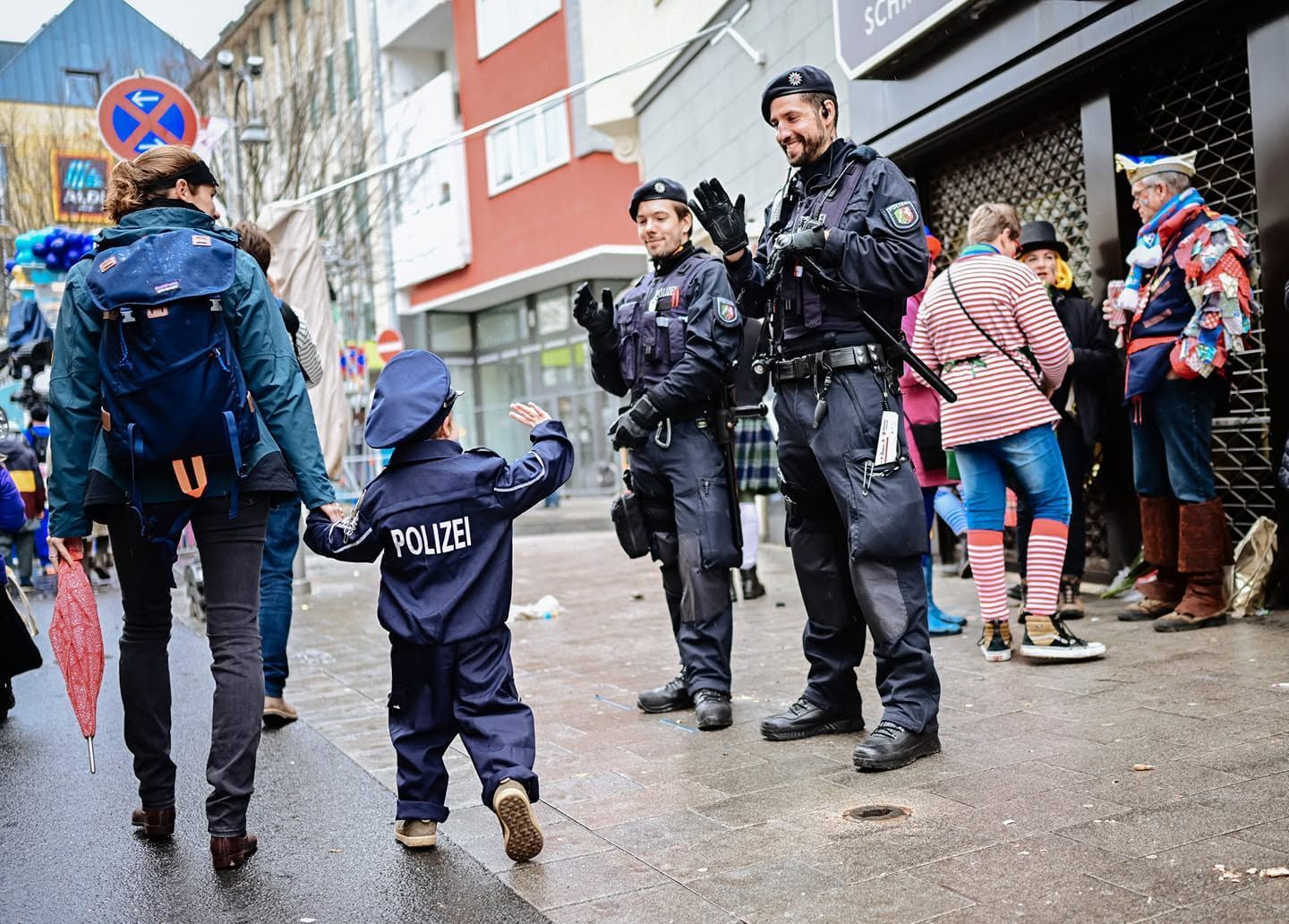 Kollegen bei den Schull- un Veedelszöch