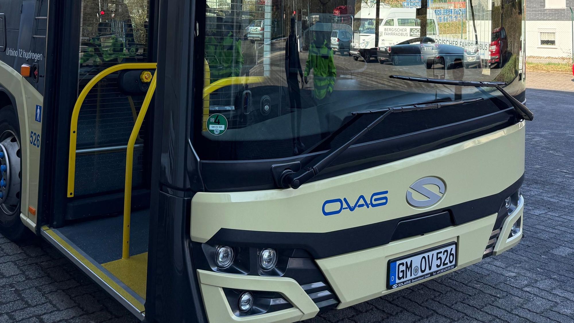 Ein beliebtes Motiv sind die Busse der Ovag.