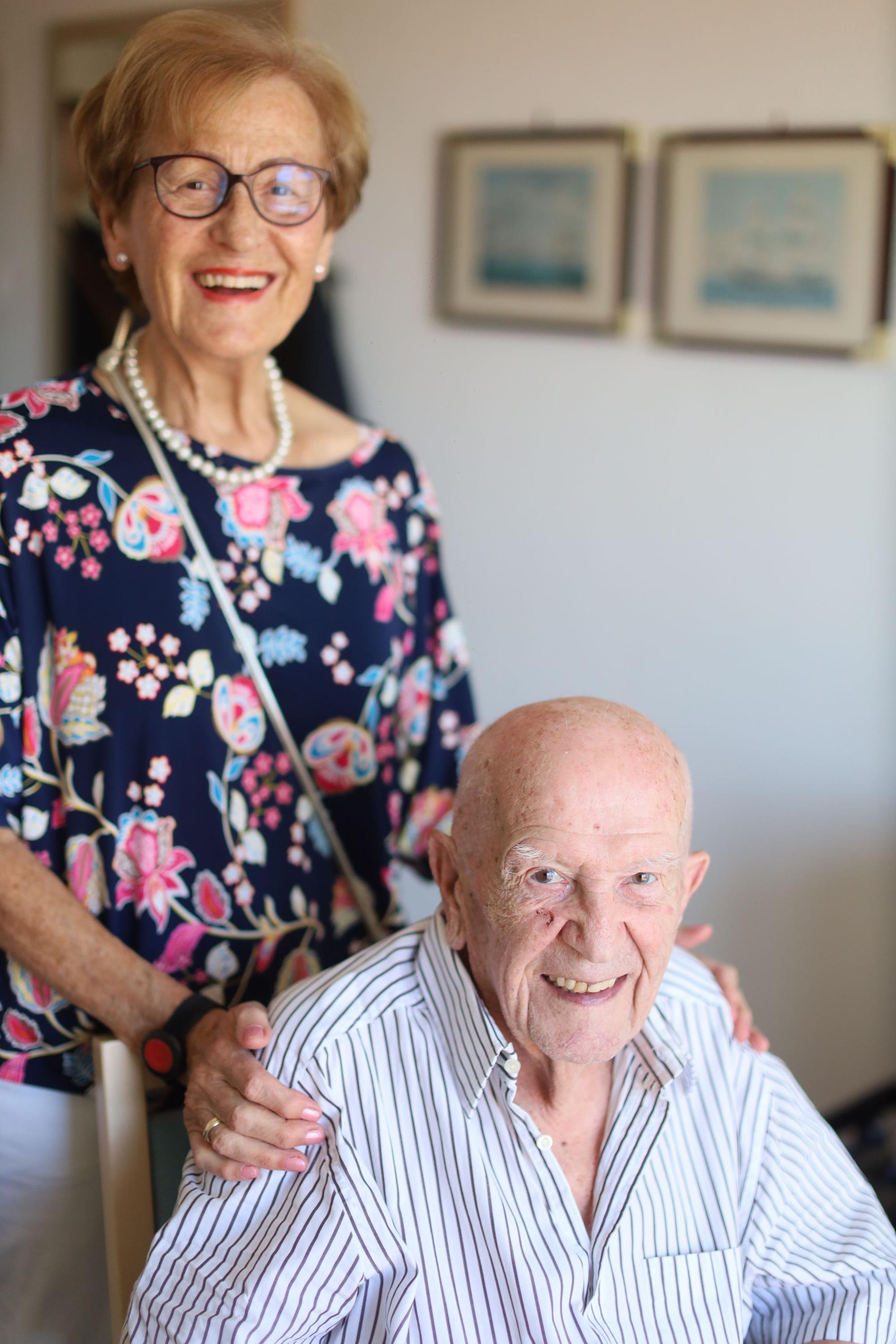 Rolf Mandelartz gemeinsam mit Ehefrau Mia