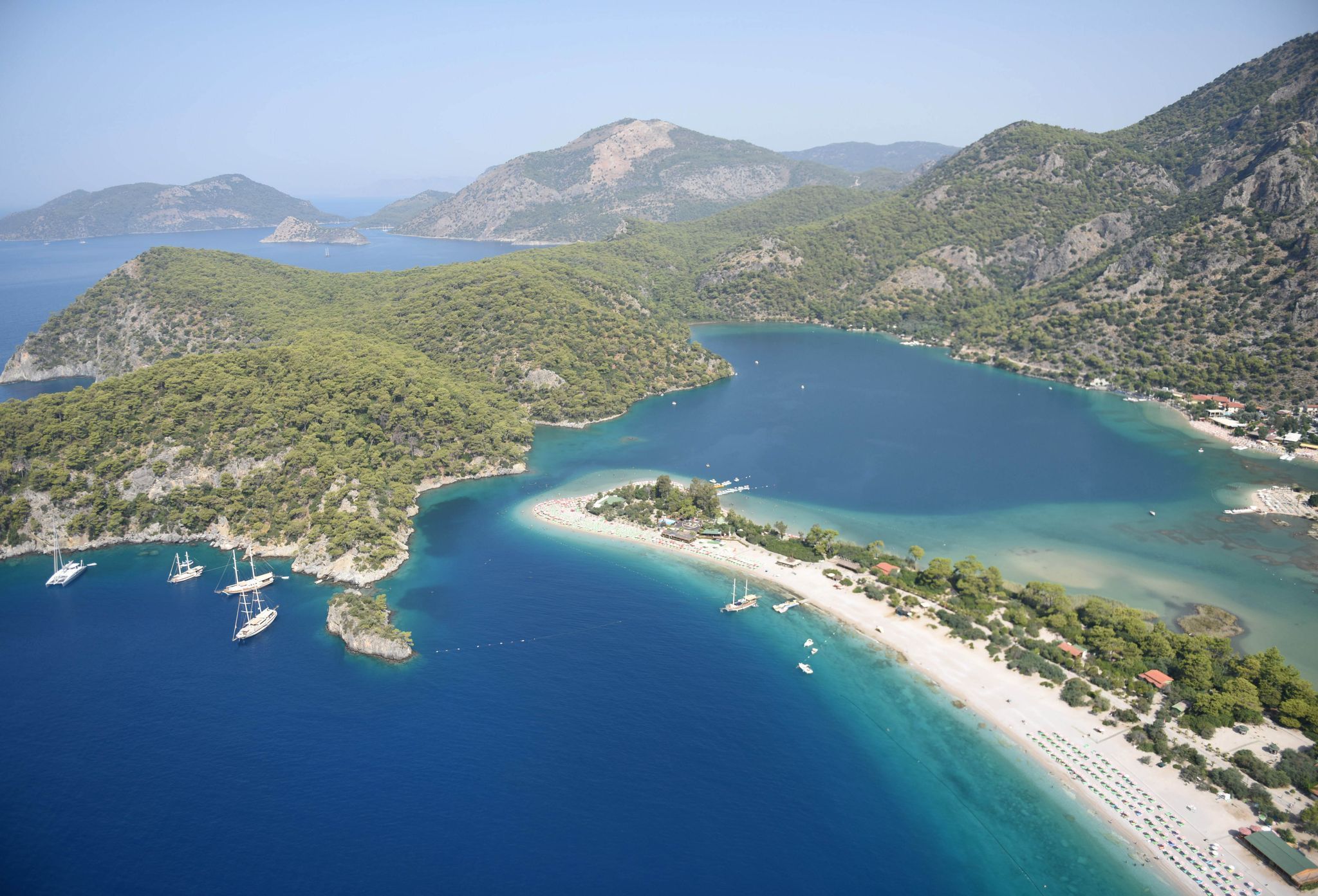 Hafenstadt Fethiye an der Türkischen Rivier