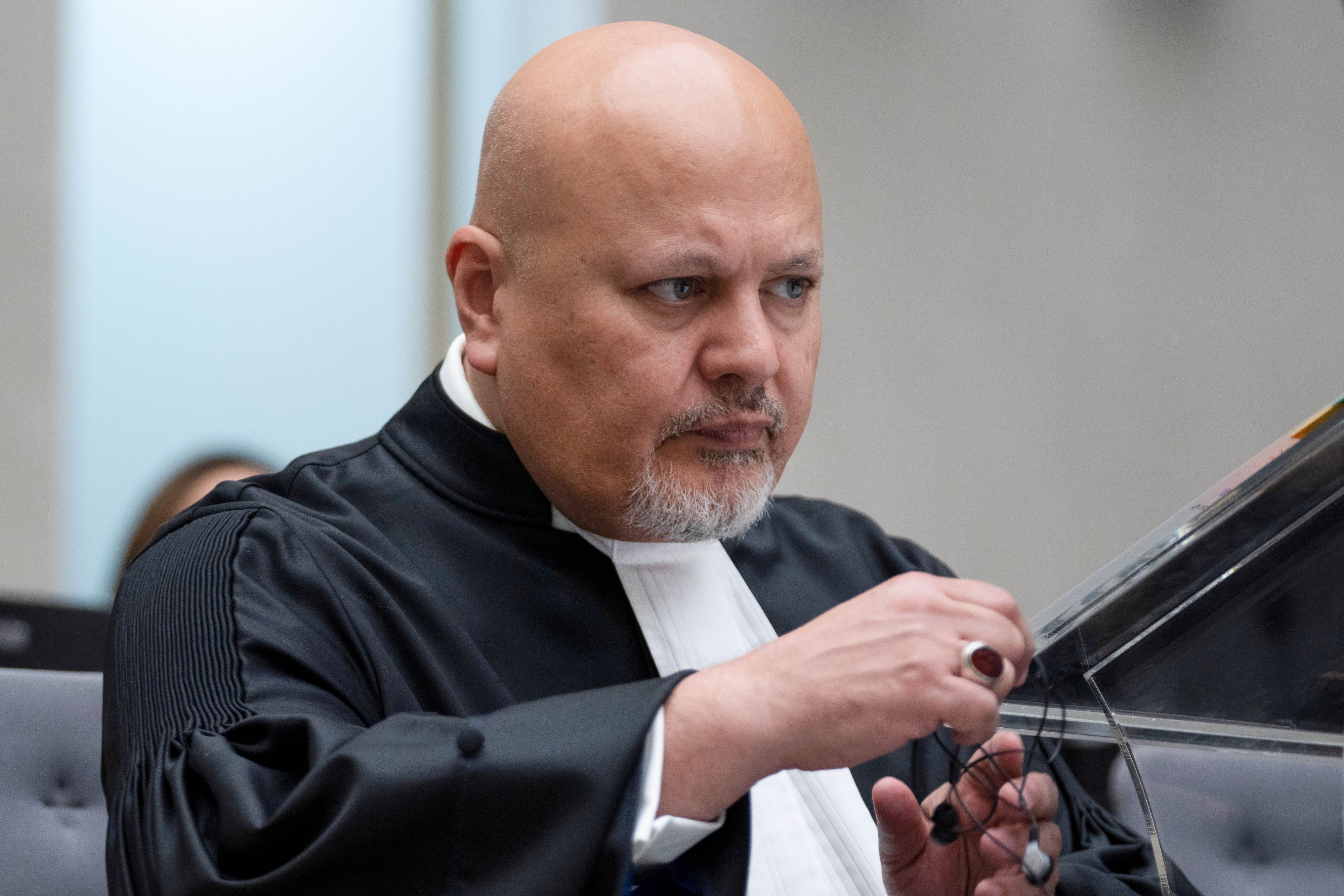 Karim Khan, Chefankläger des Internationalen Strafgerichtshofes, wurde sein Account gesperrt.