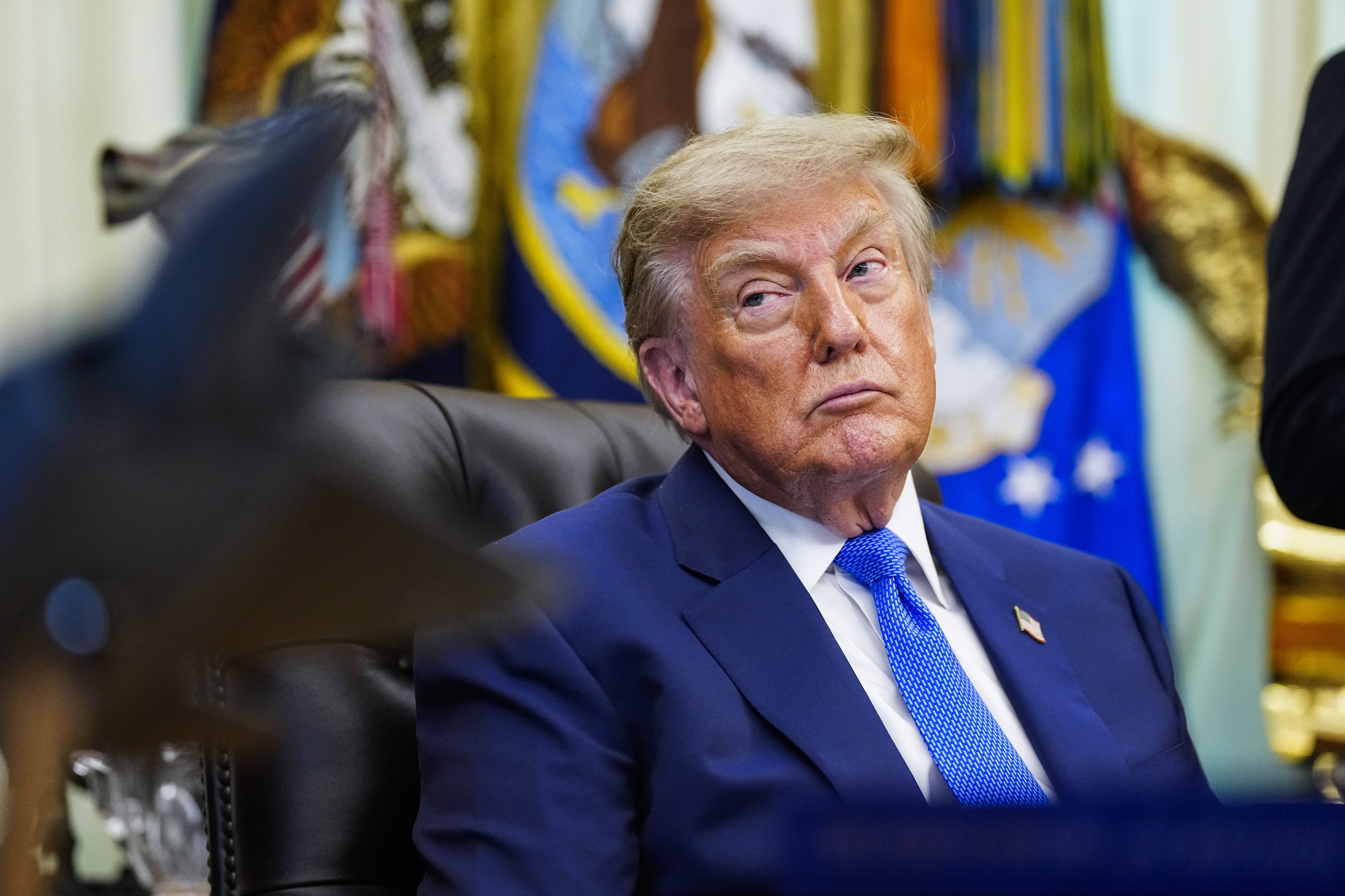 US-Präsident Donald Trump im Weißen Haus. (Archivbild)