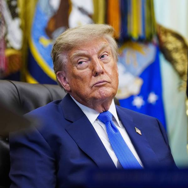US-Präsident Donald Trump im Weißen Haus. (Archivbild)