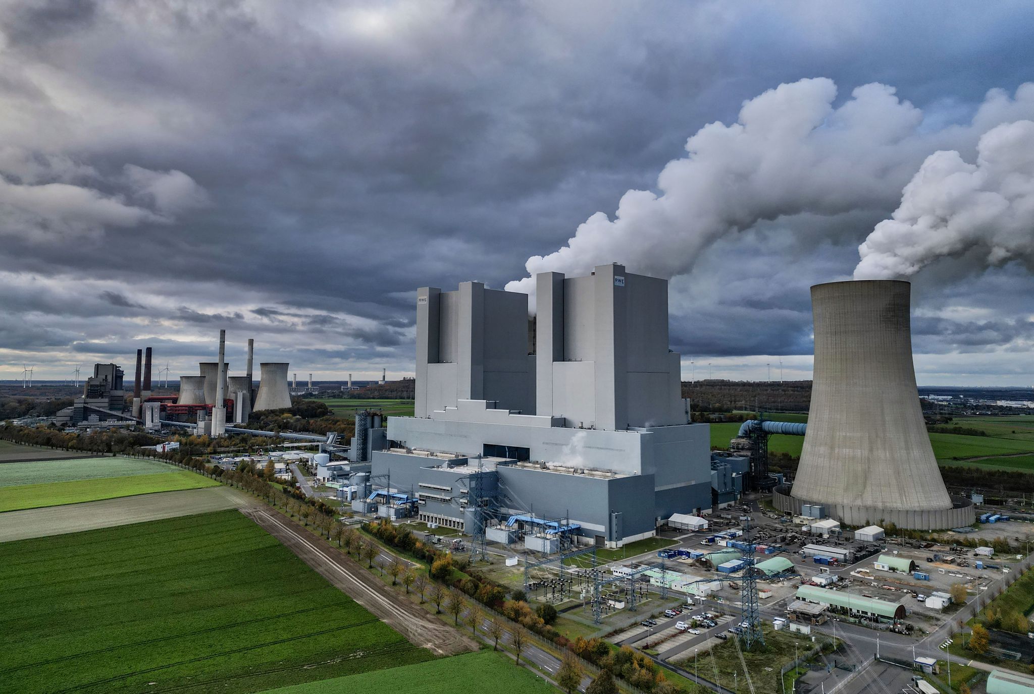 RWE Braunkohlekraftwerk Neurath