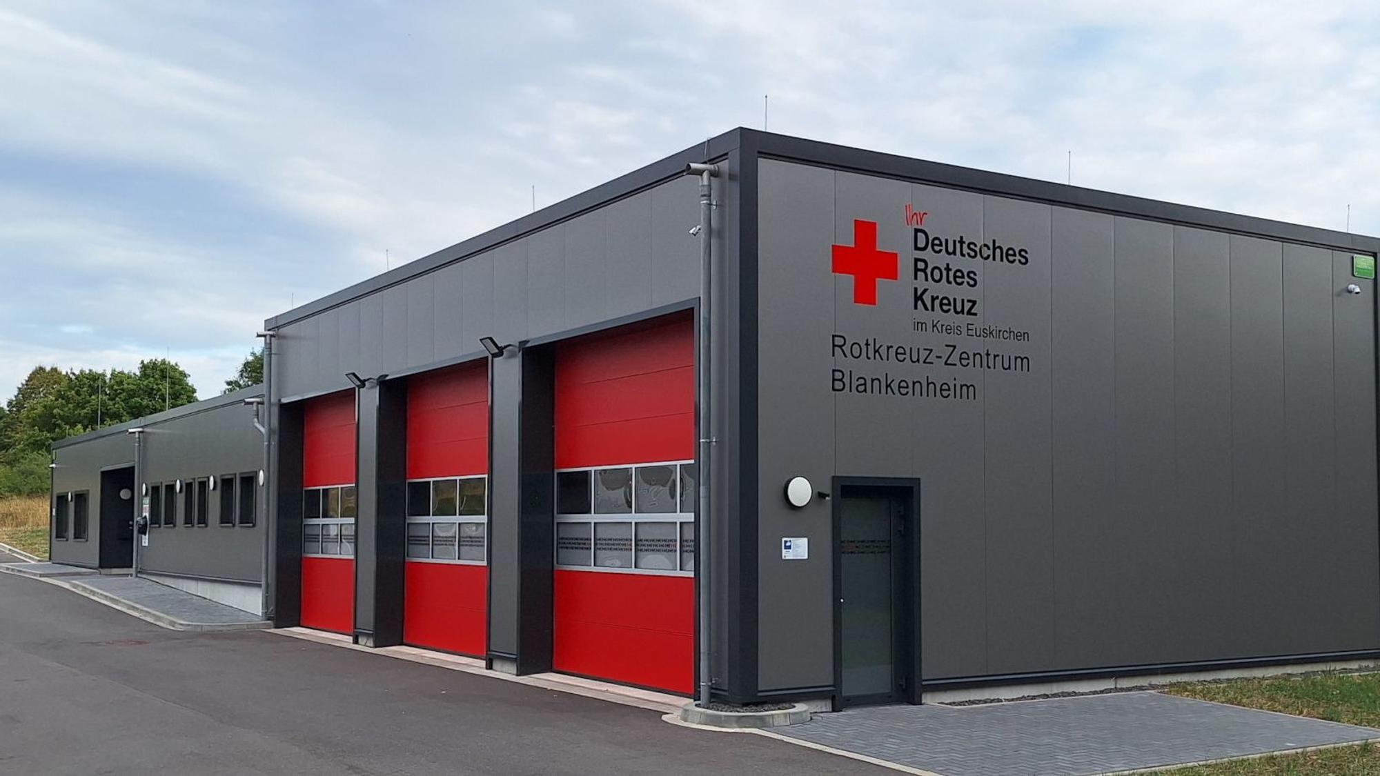 Außenansicht des Neubaus des DRK-Ortsvereins in Blankenheim.