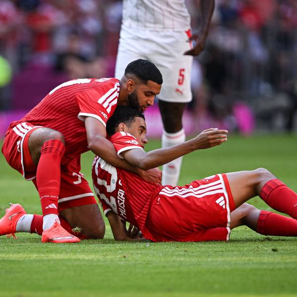 Ismael Saibari kümmert sich um Jamal Musiala.